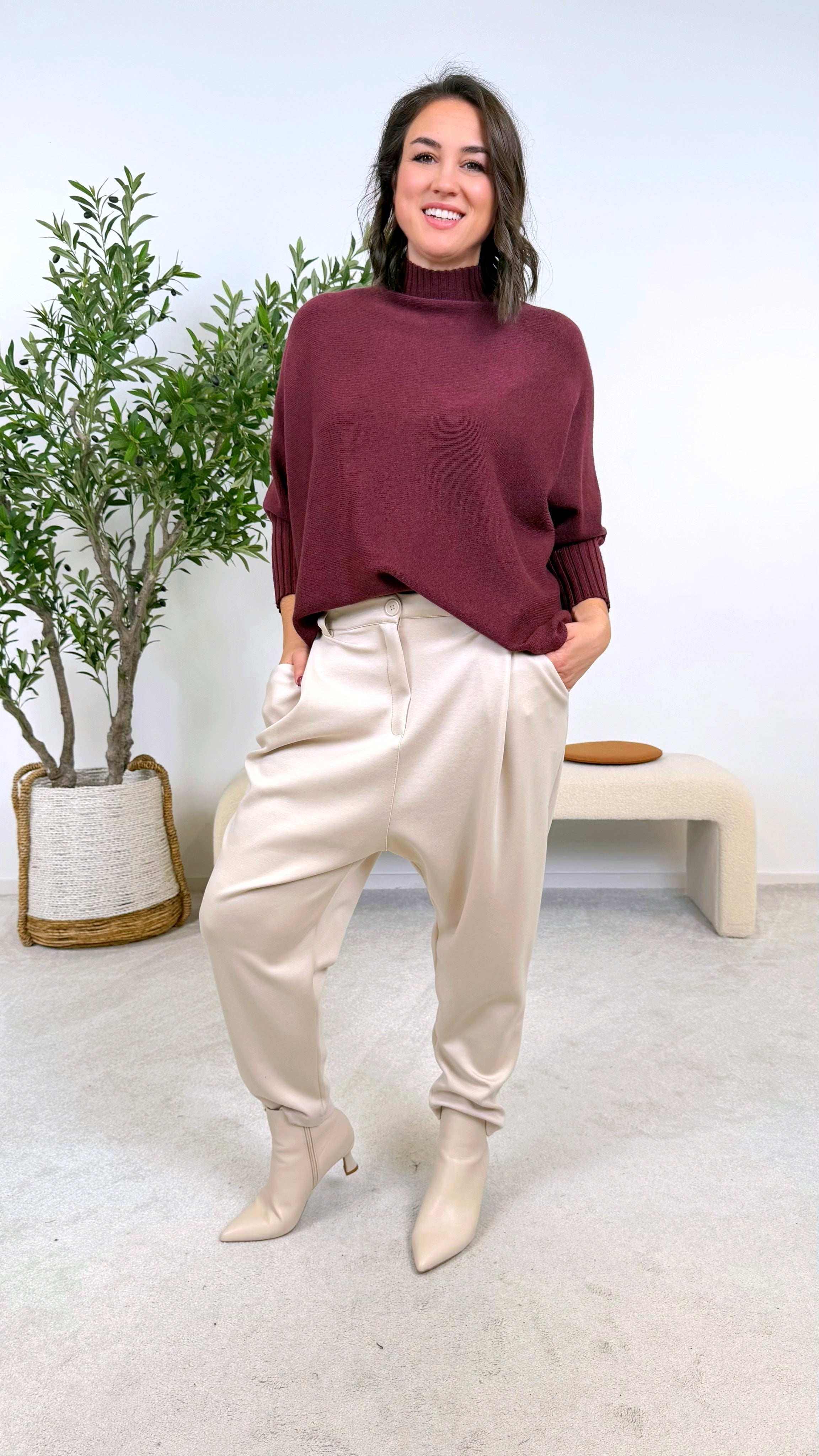 Hose Jade Fit *Beige*