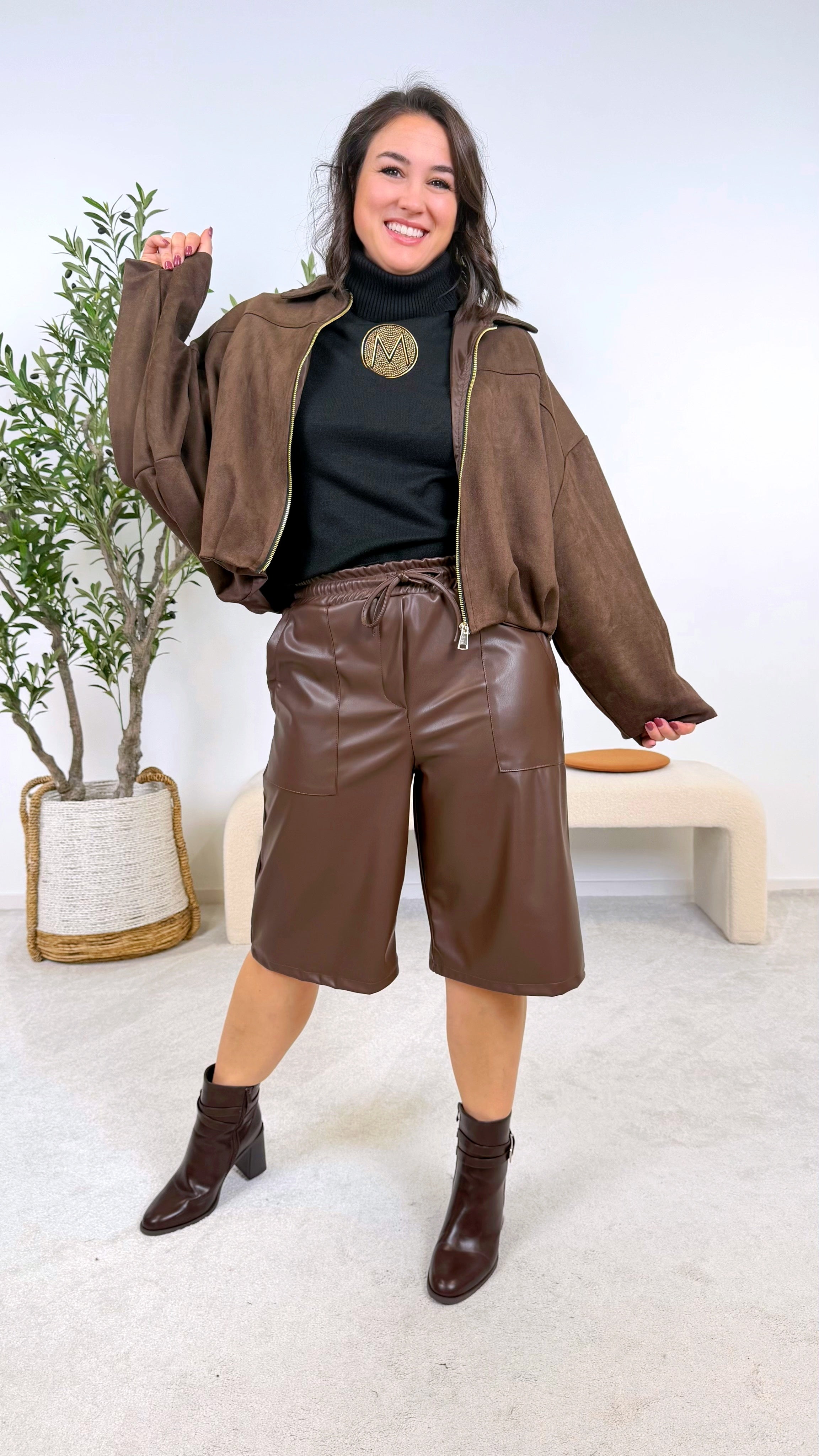 Kurze Jacke Softline *Schoko*