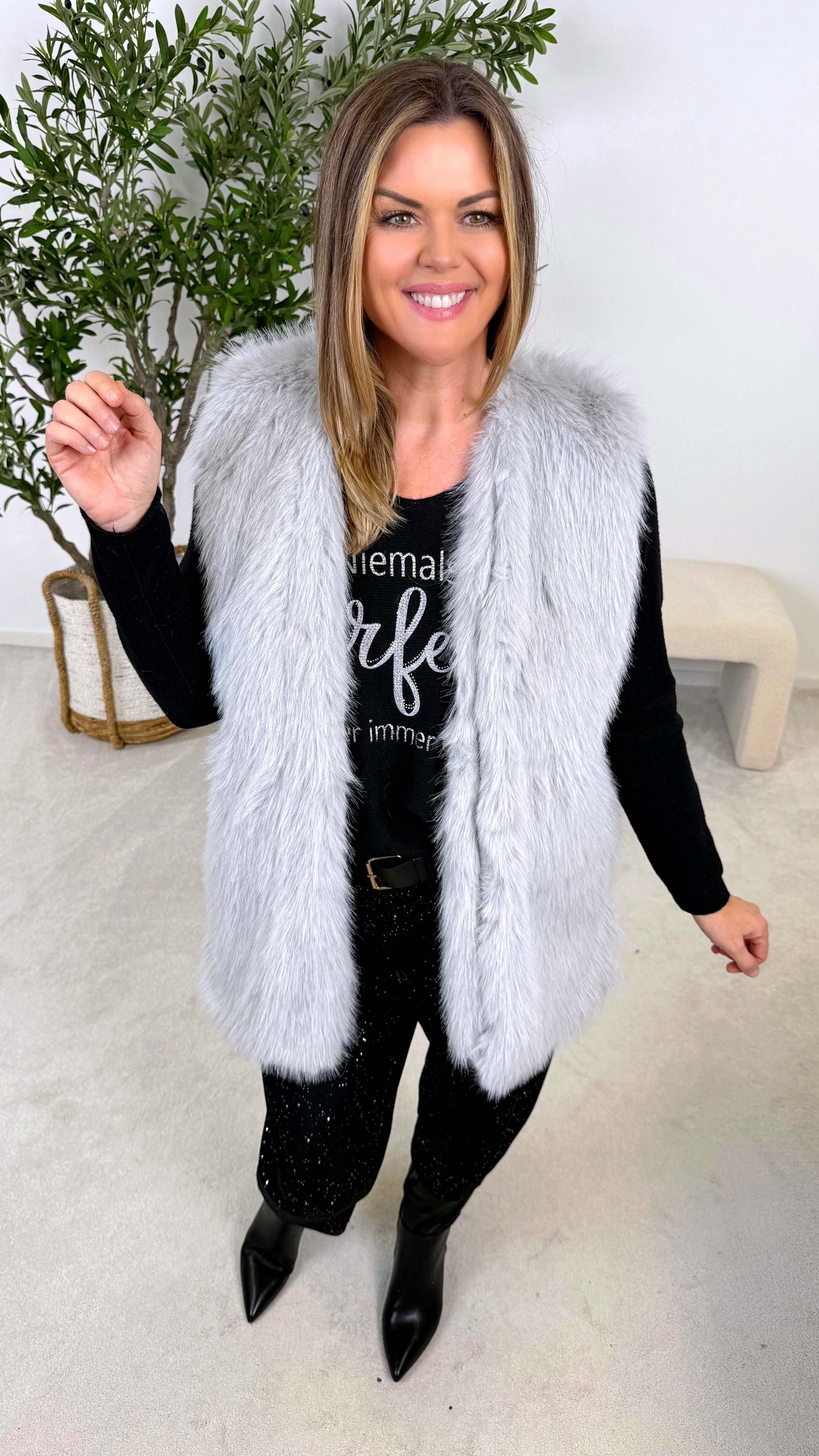 Weste La Femme *Grau*