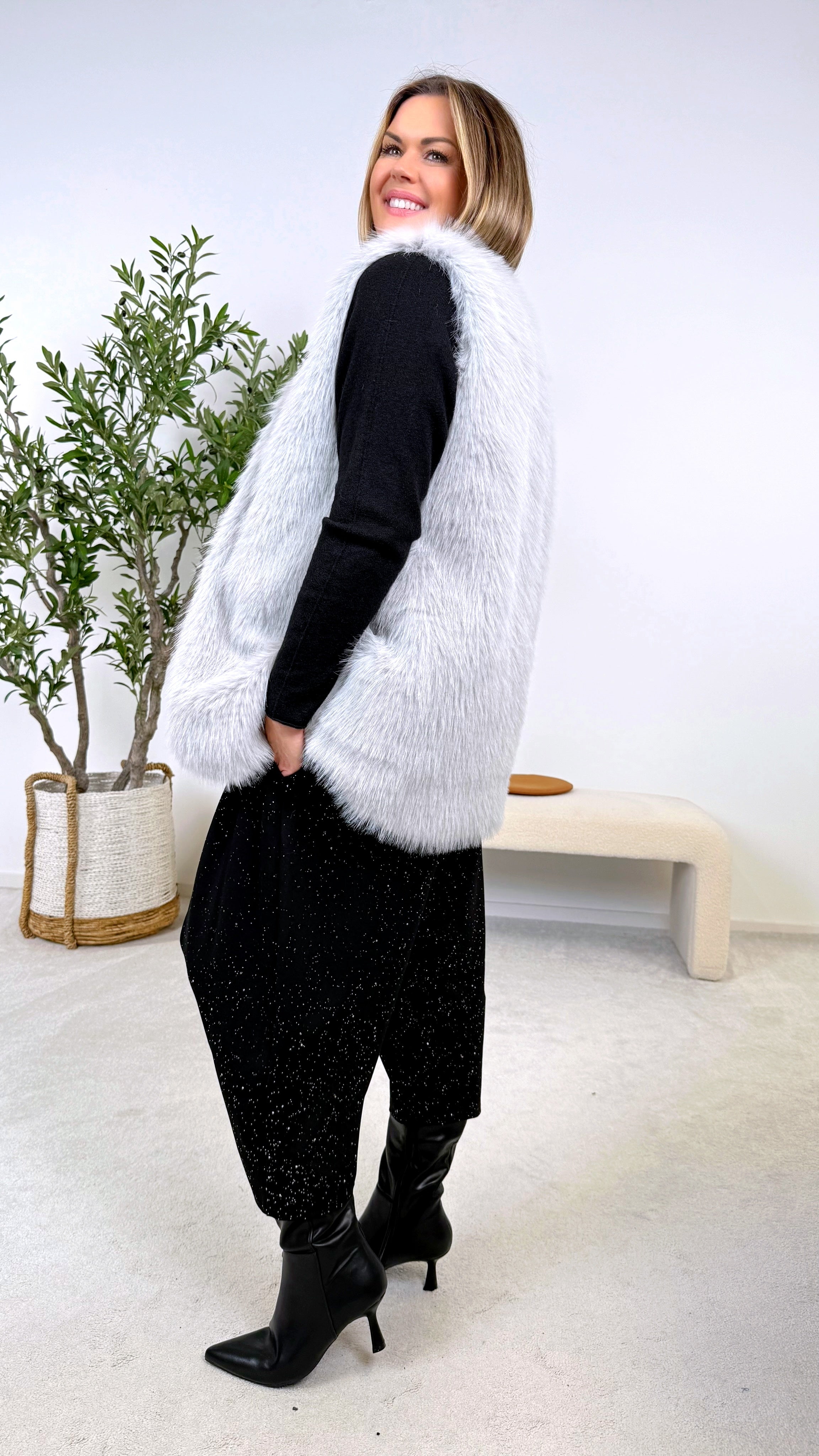 Weste La Femme *Grau*