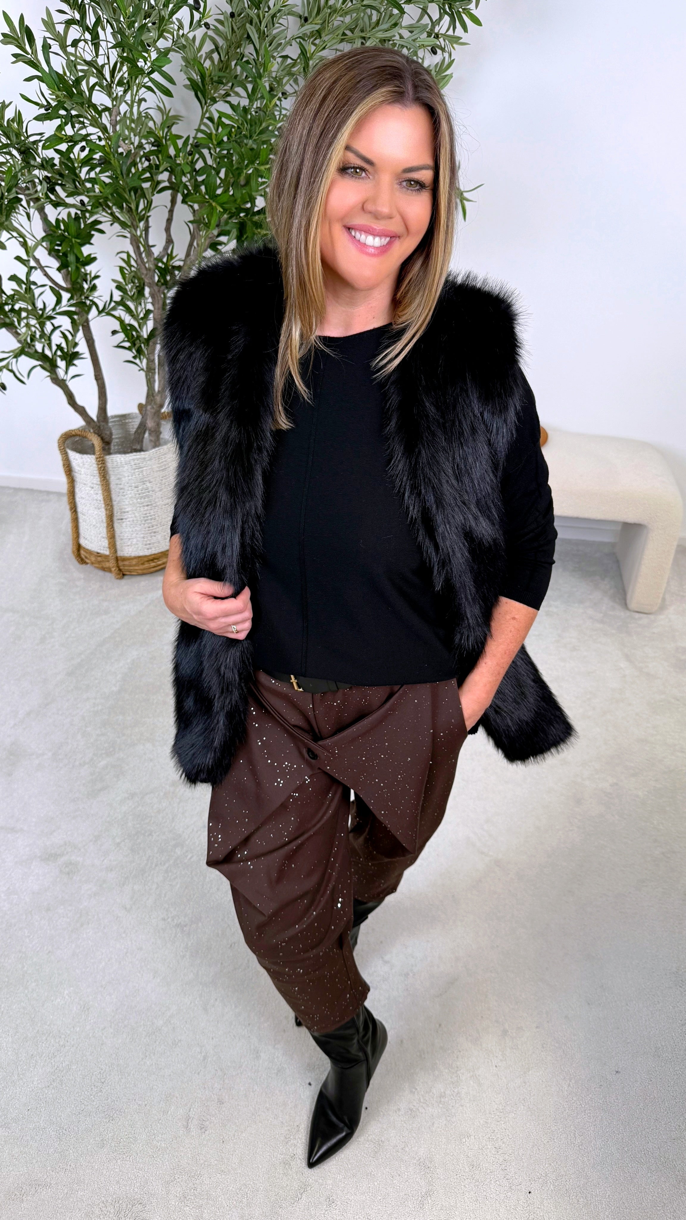 Weste La Femme *Schwarz*