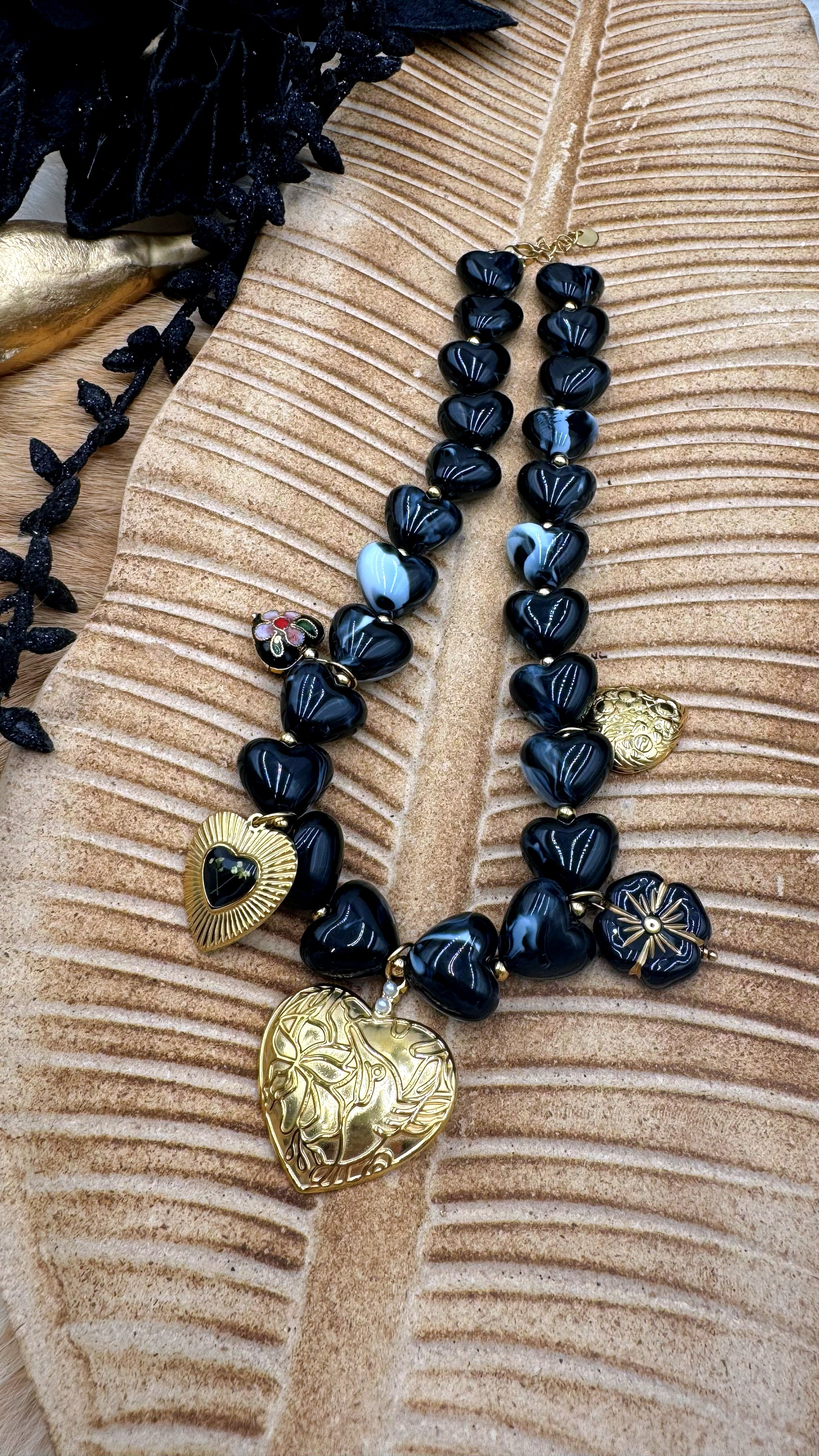 Halskette Dolce Cuore *Schwarz*