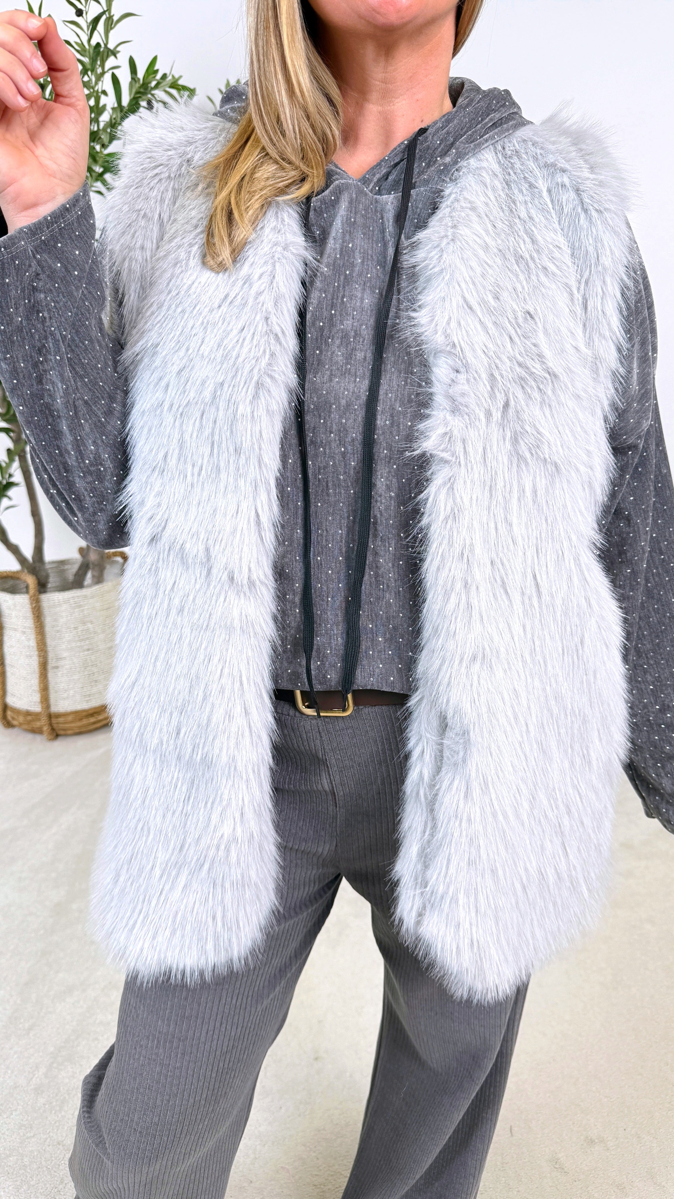 Weste La Femme *Grau*