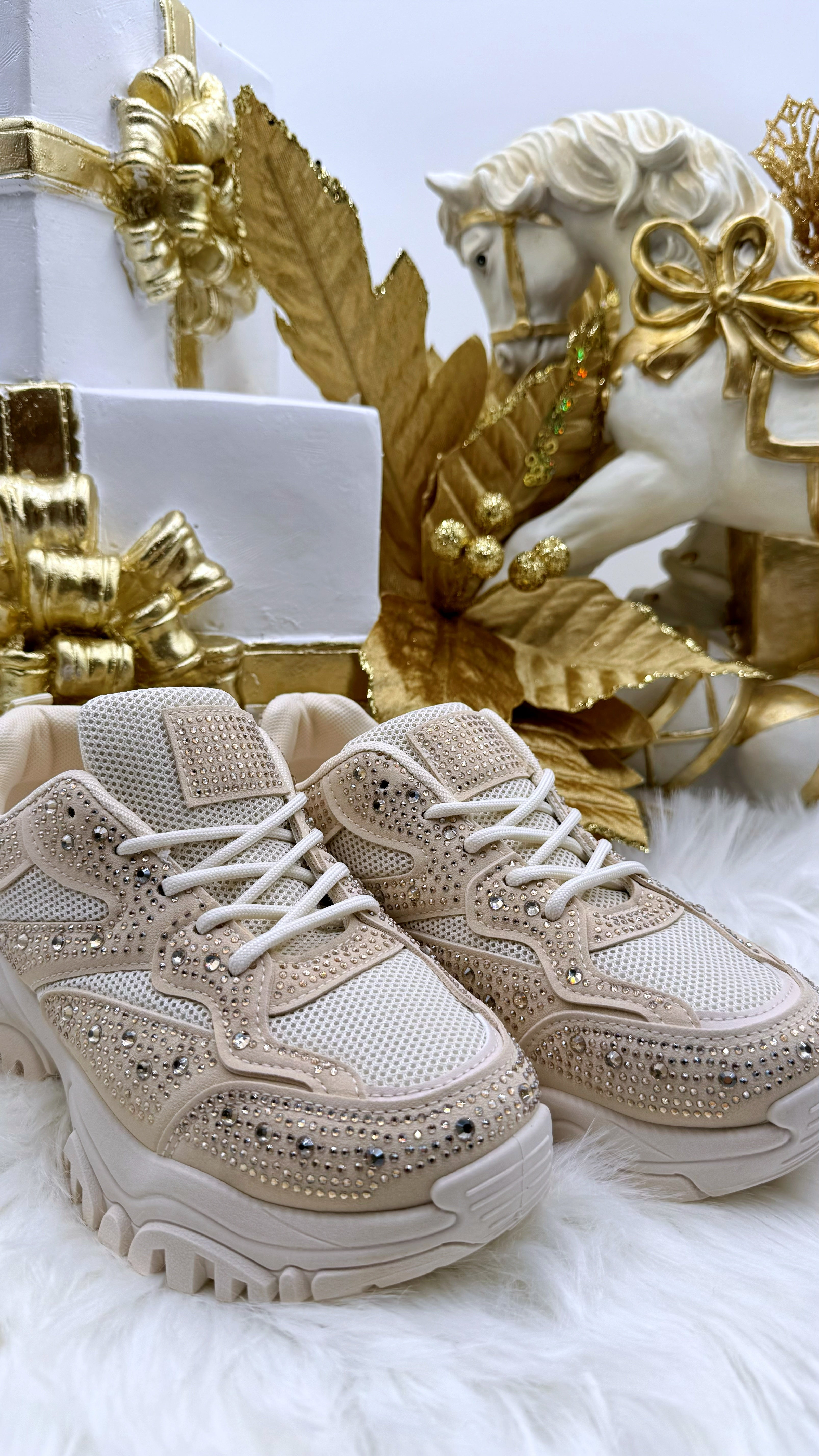 Sneaker Crystal Move *Beige*