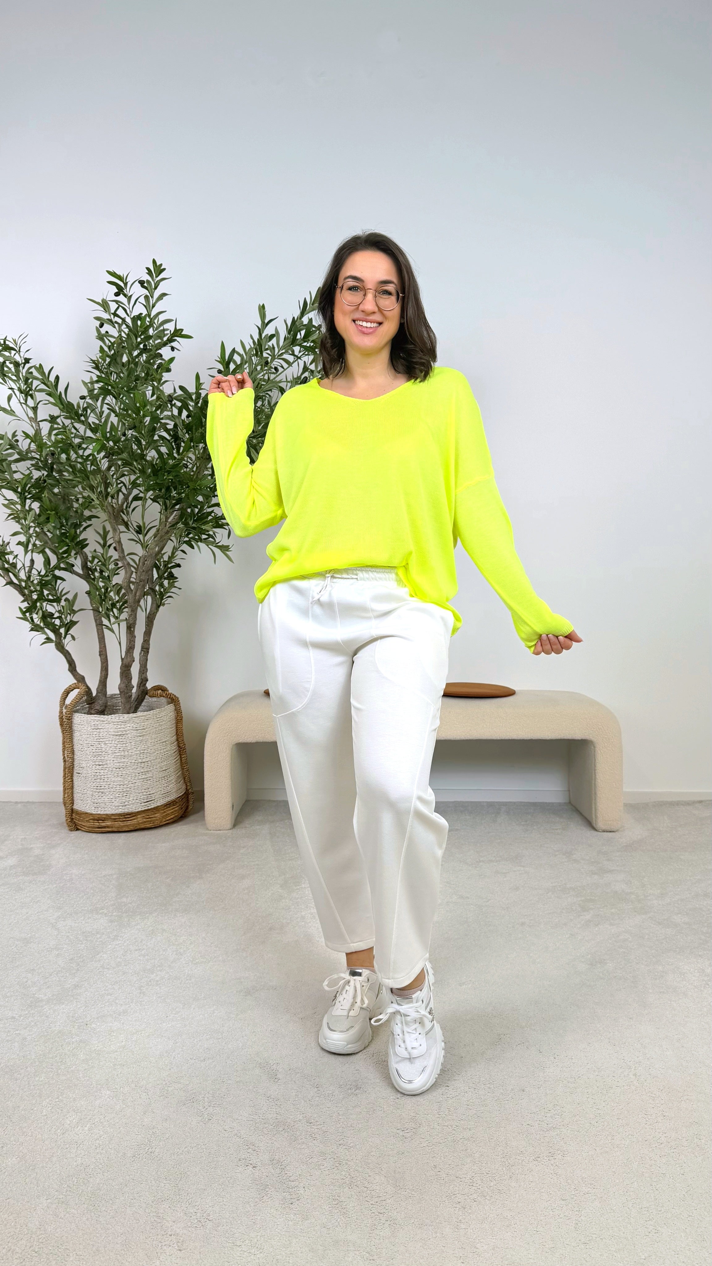 Sweathose Cozy Move *Weiß*