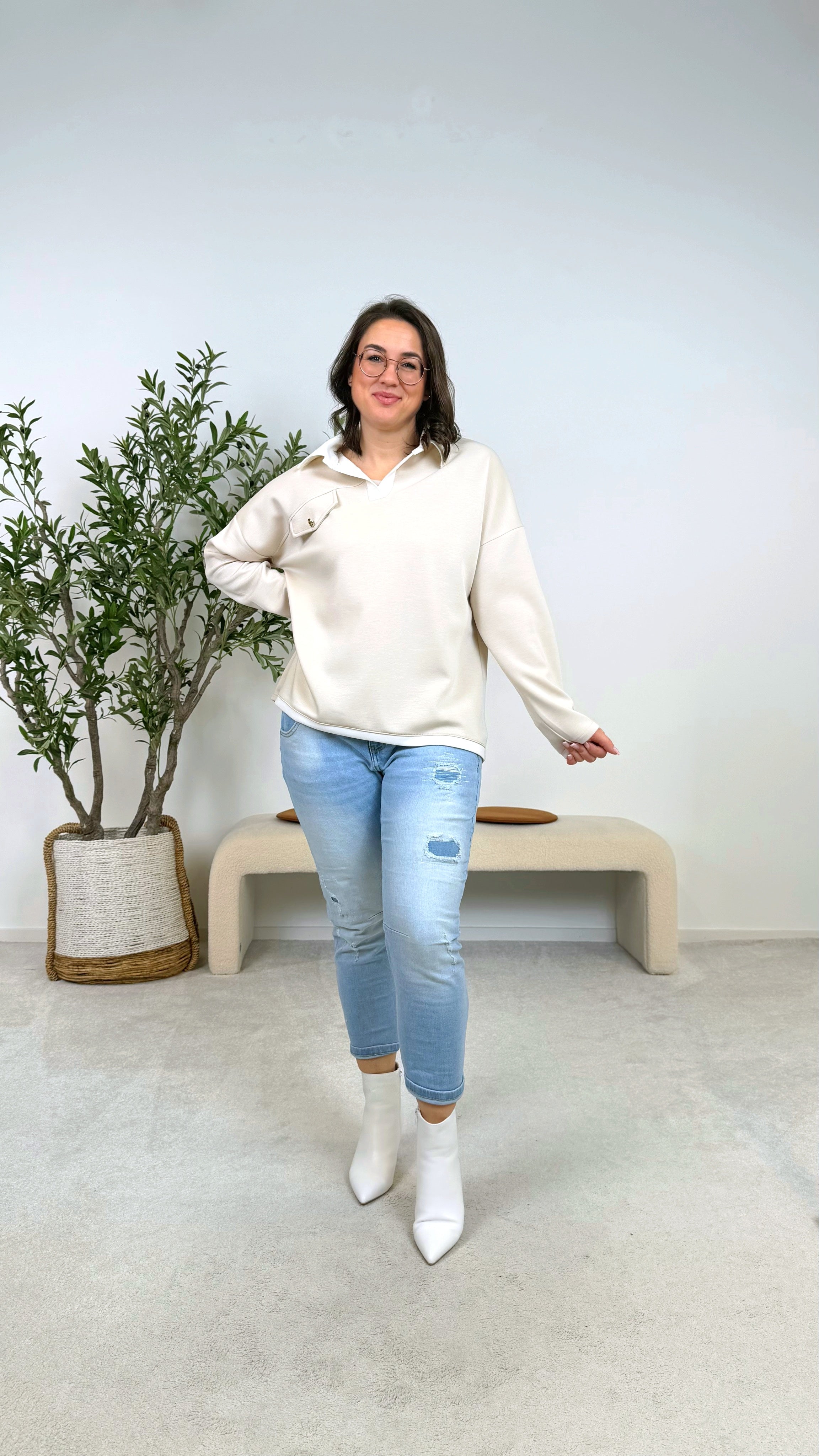 Sweatshirt Royal Pocket *Beige*