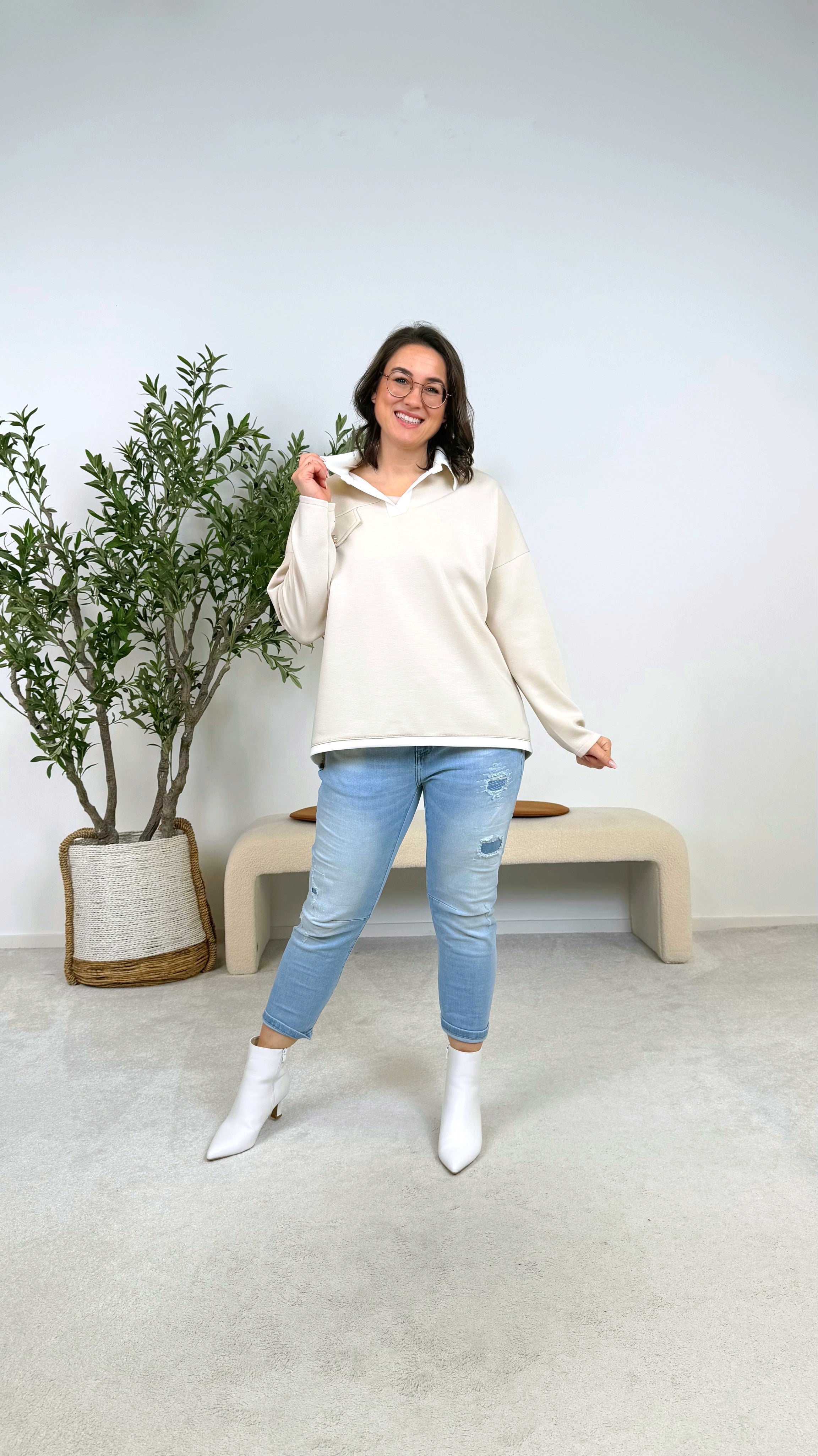 Sweatshirt Royal Pocket *Beige*