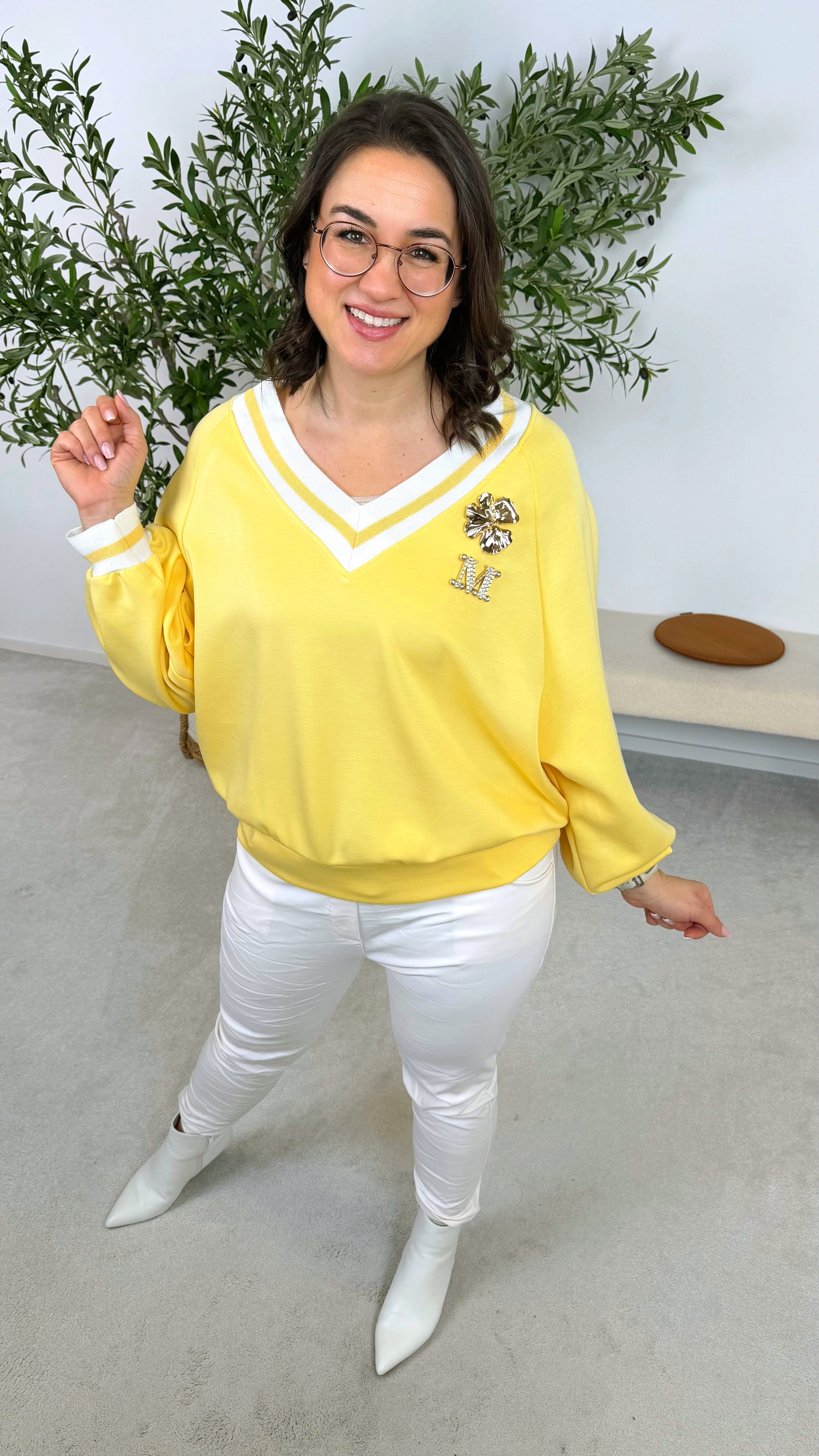 Sweatshirt Classys Campus *Gelb*