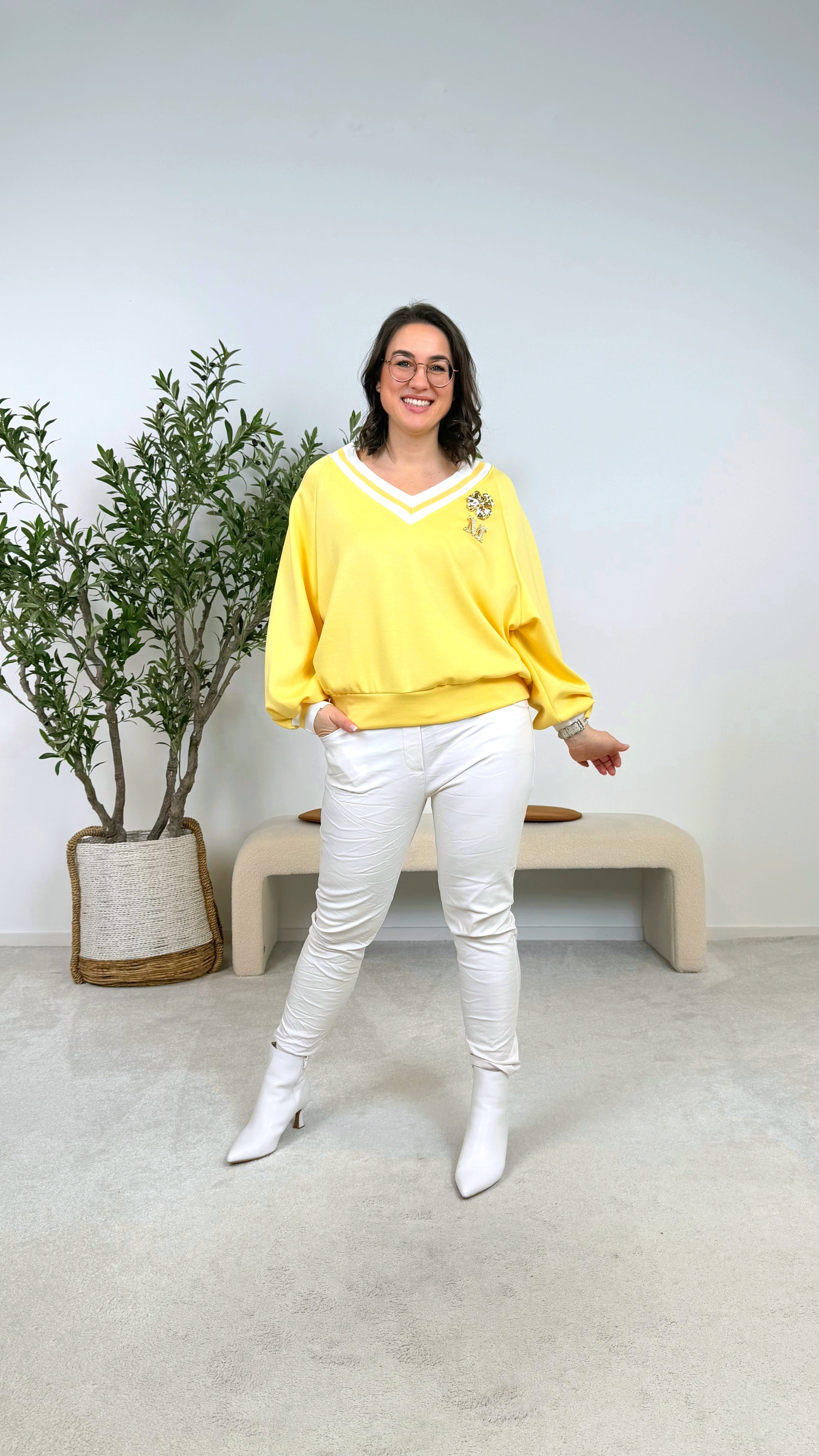 Sweatshirt Classys Campus *Gelb*