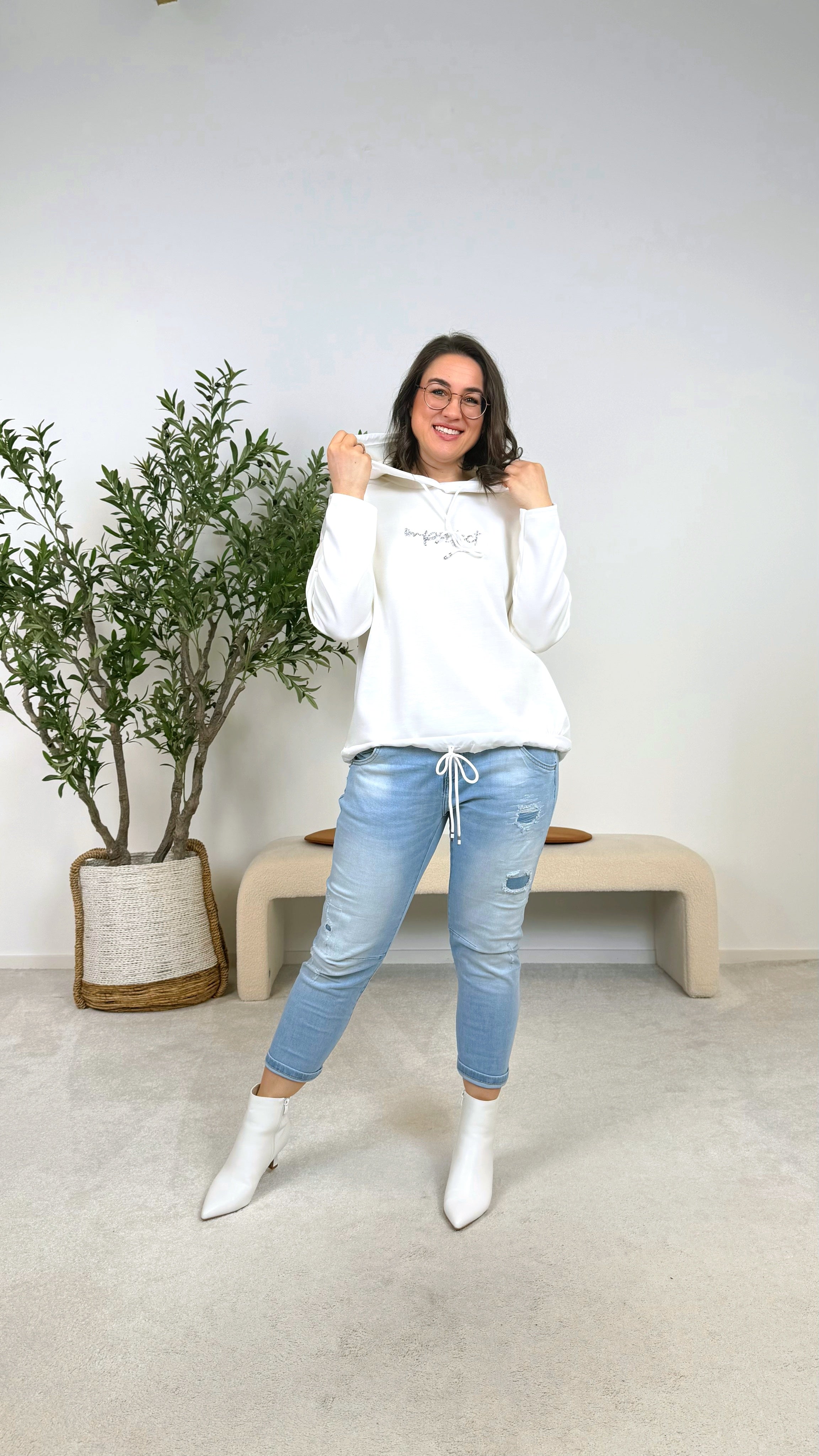 Hoodie Imperfekt *Weiß*