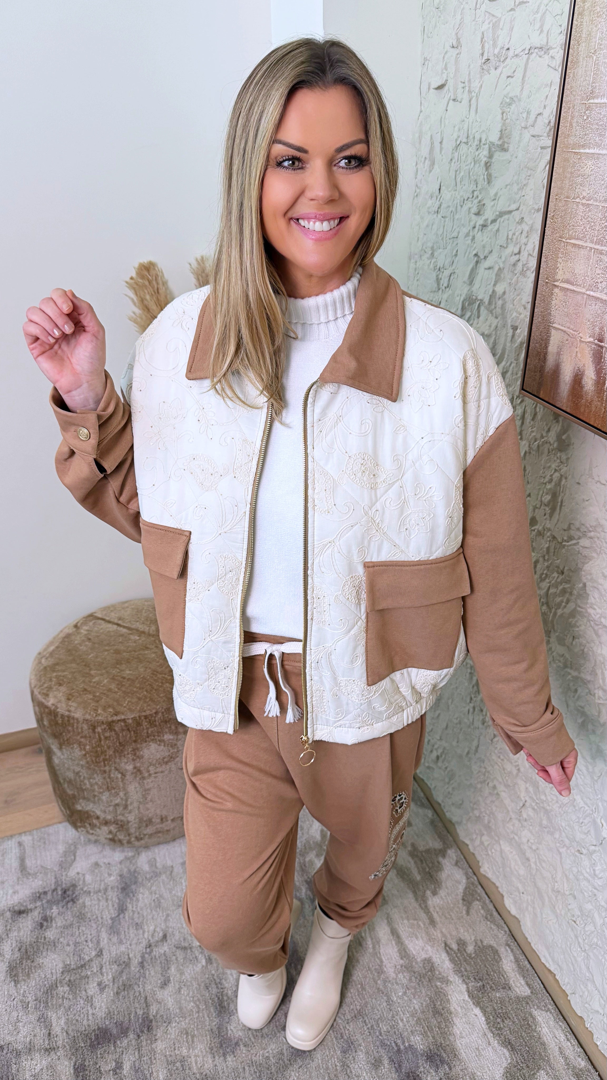 Sweatjacke Paisley Breeze