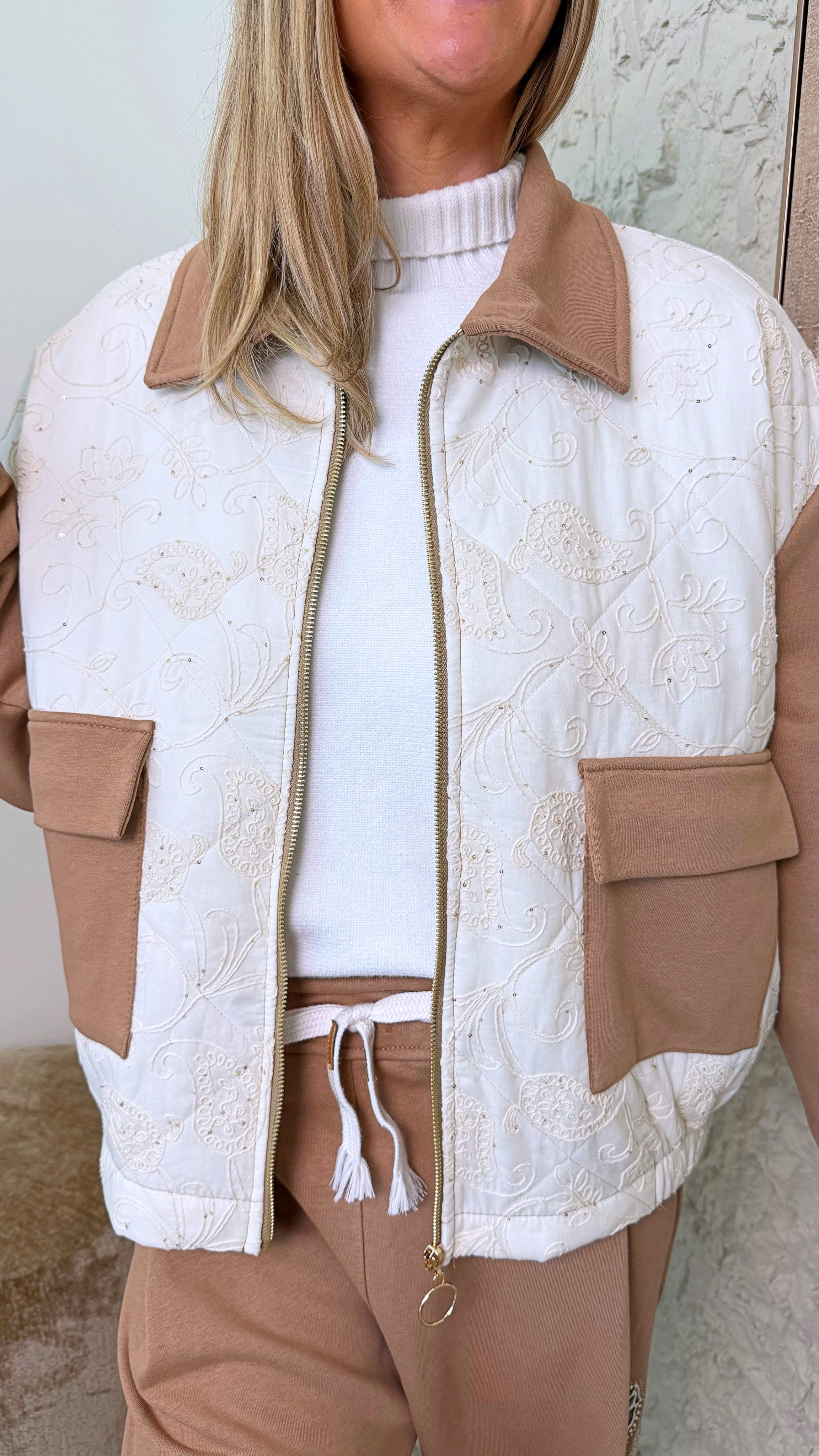 Sweatjacke Paisley Breeze