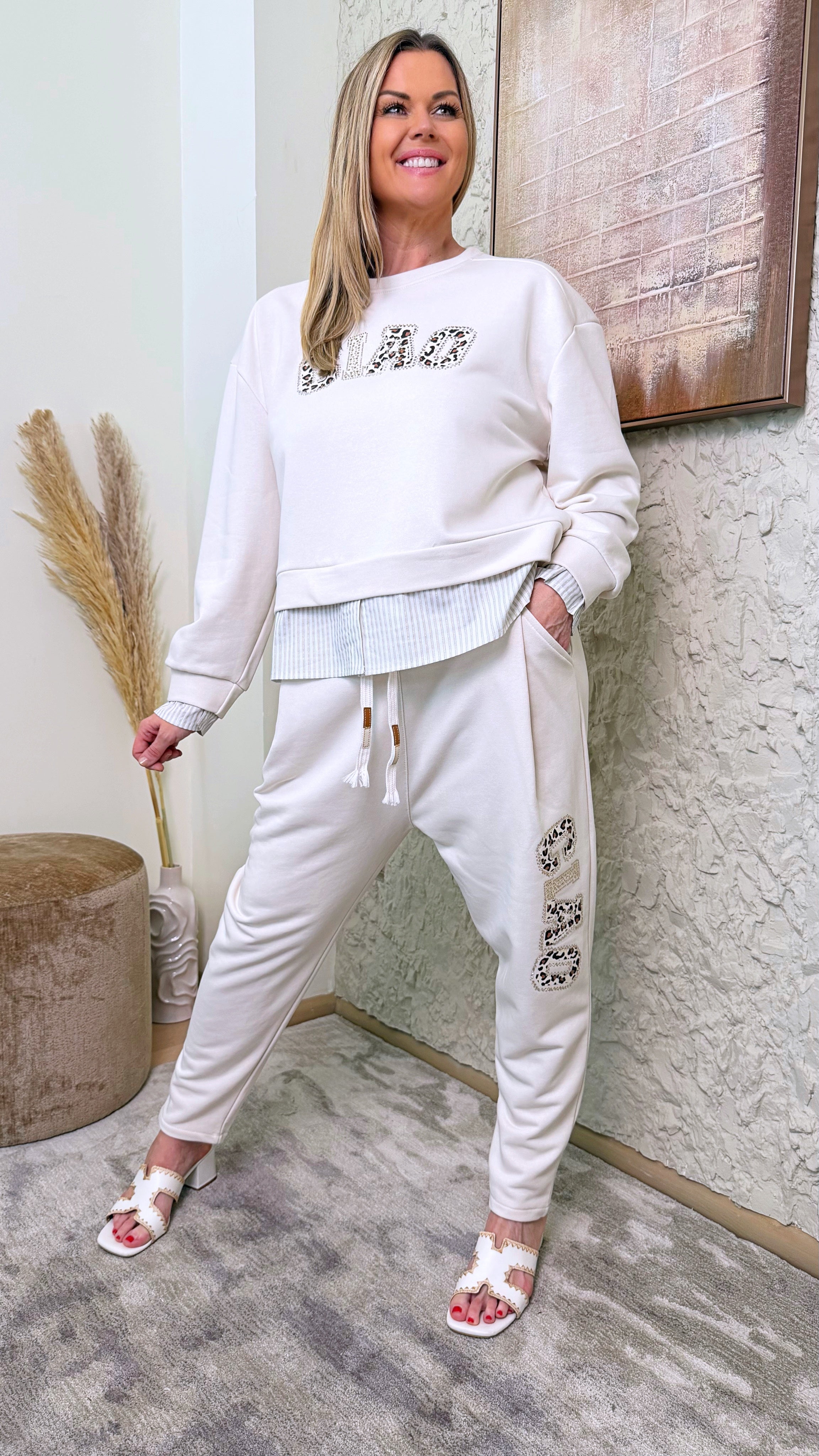 Sweatshirt Ciao Leo *Creme*