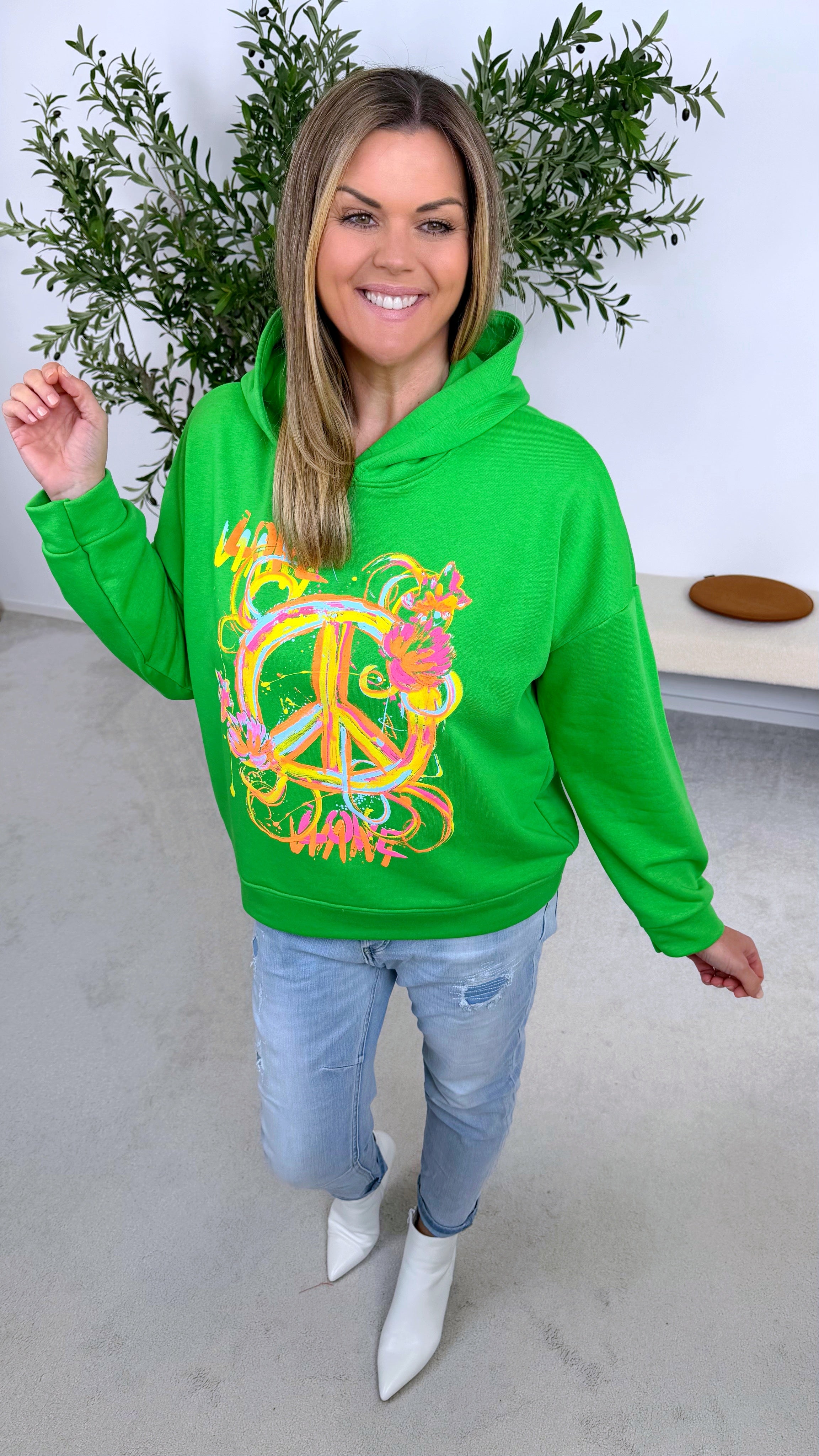 Hoodie Paint Splash *Grün*