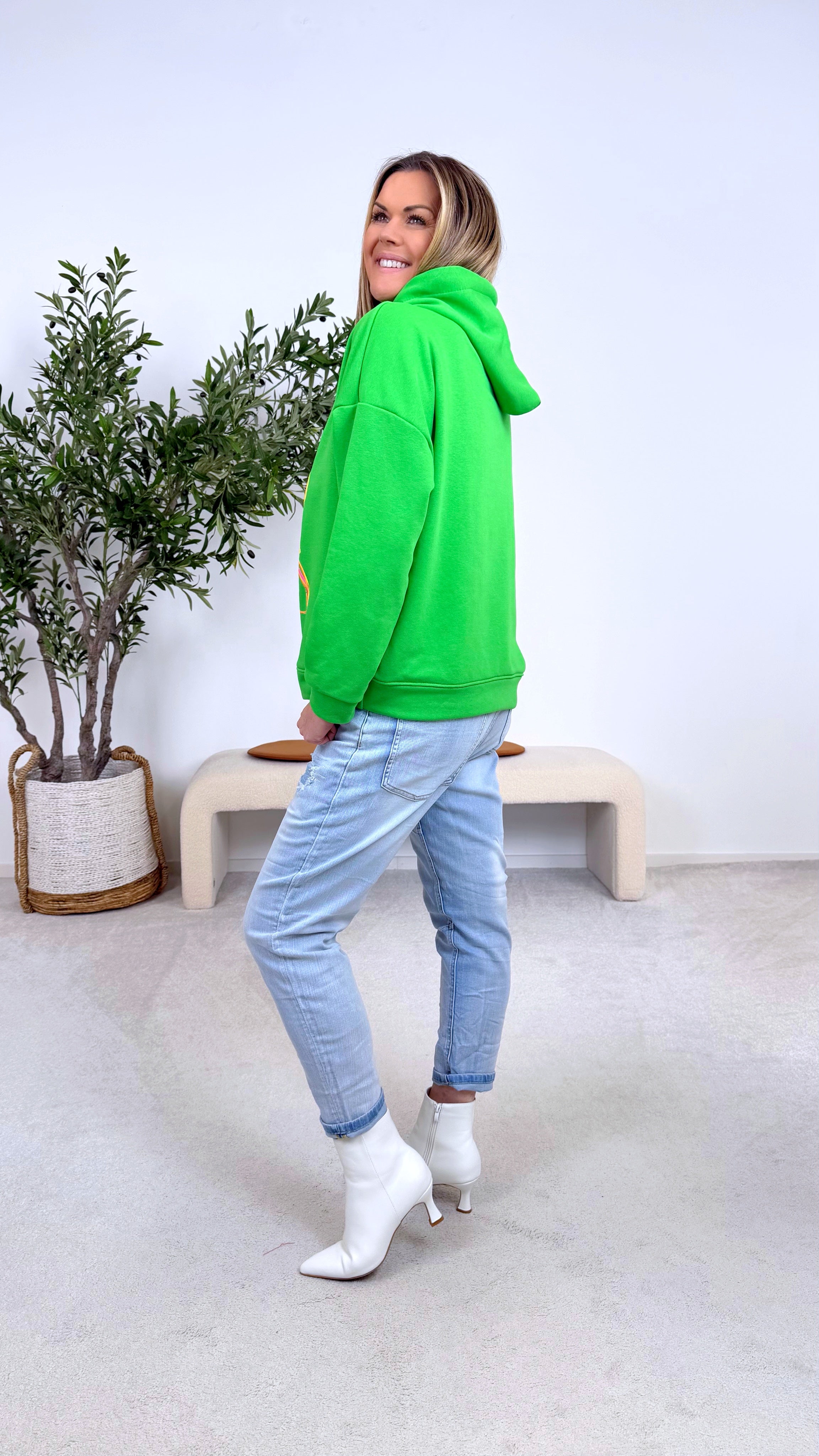 Hoodie Paint Splash *Grün*