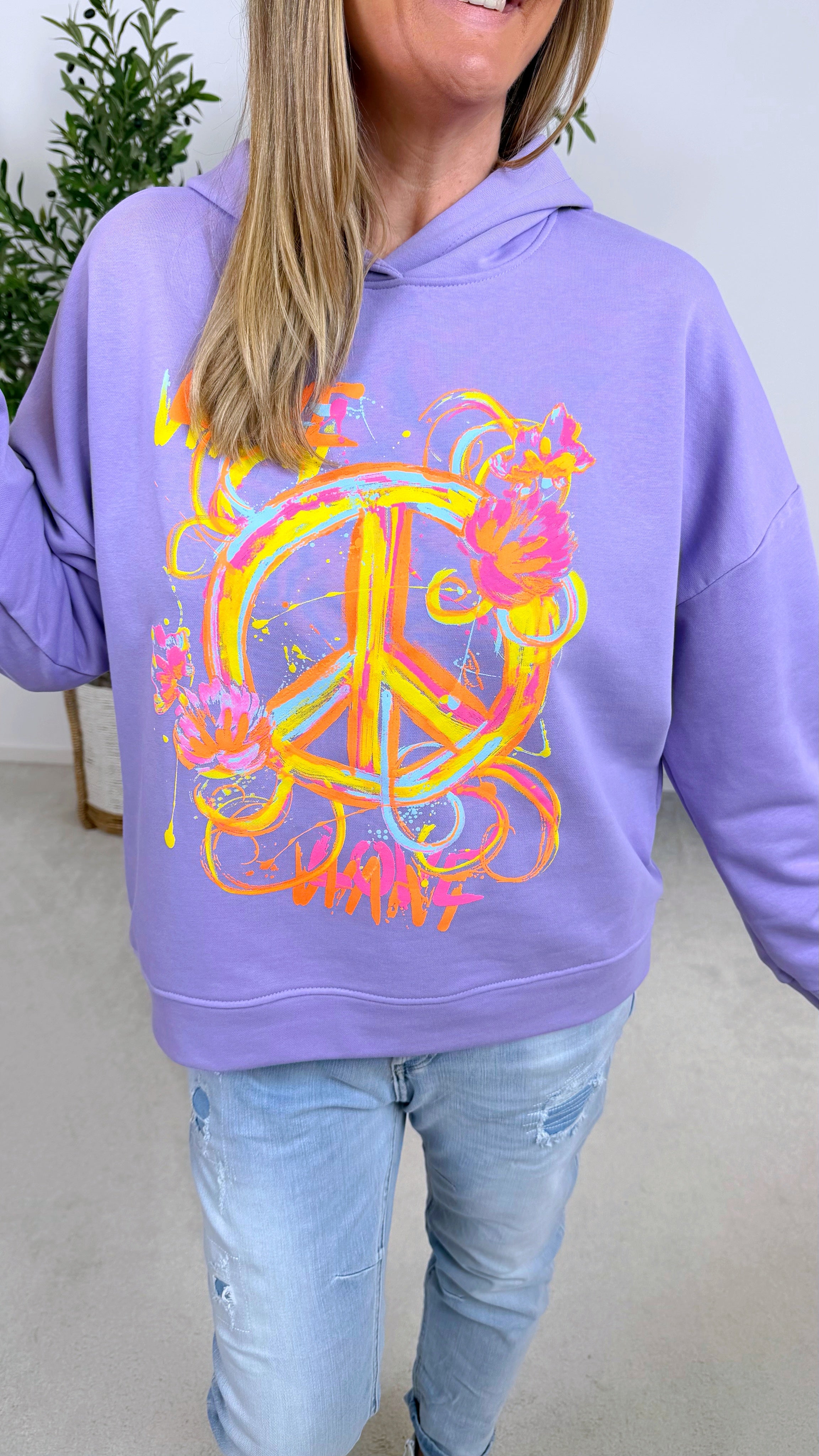 Hoodie Paint Splash *Lila*