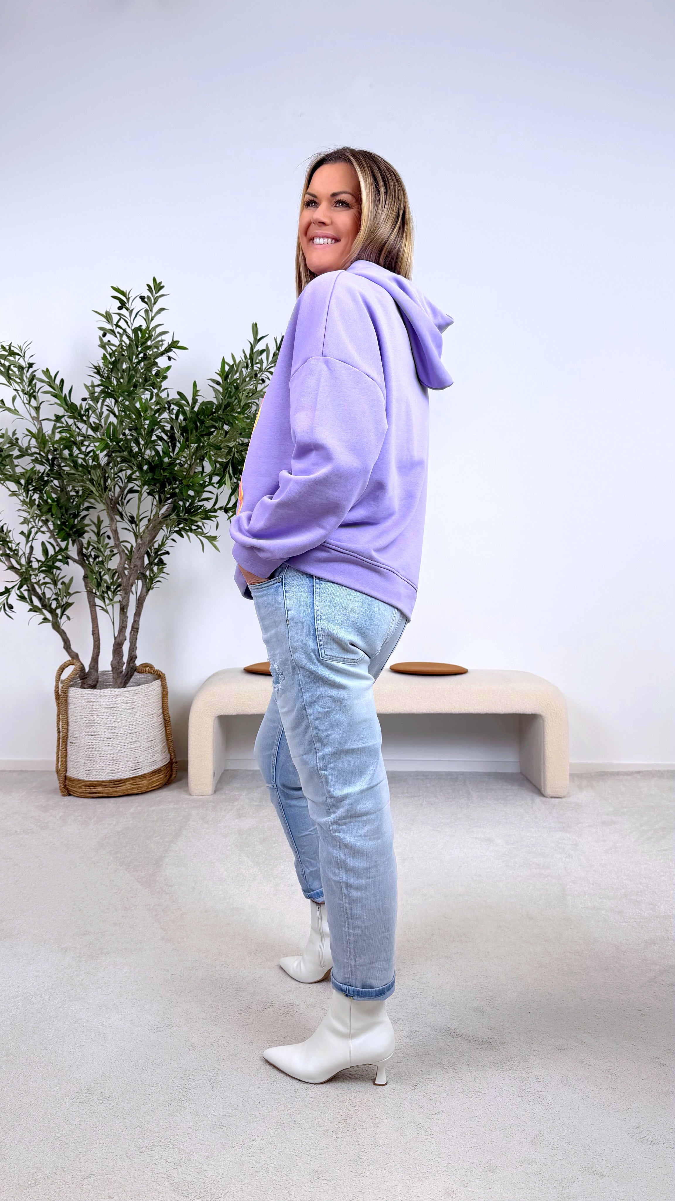 Hoodie Paint Splash *Lila*