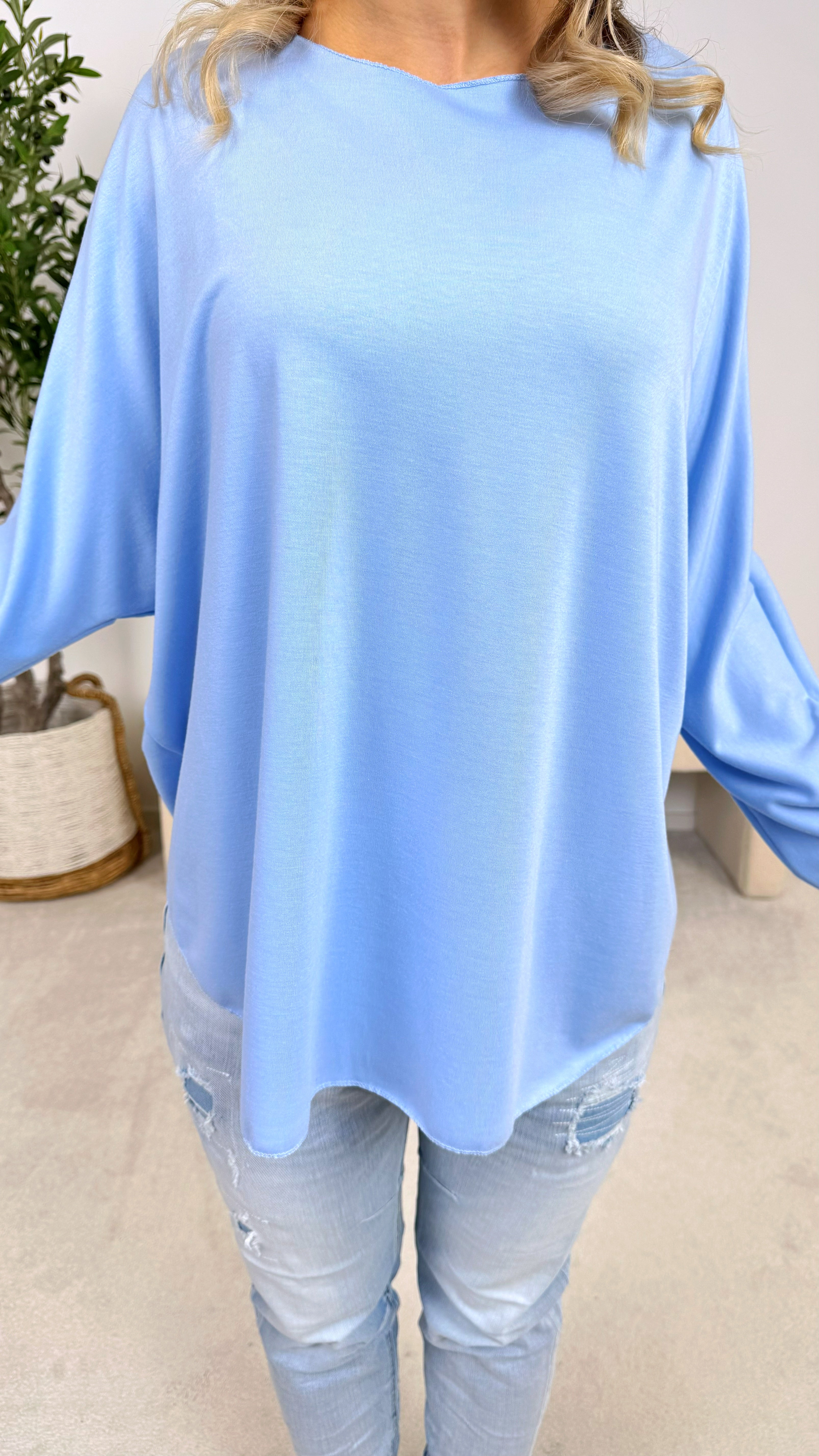 Langarmshirt Anouk *Hellblau*