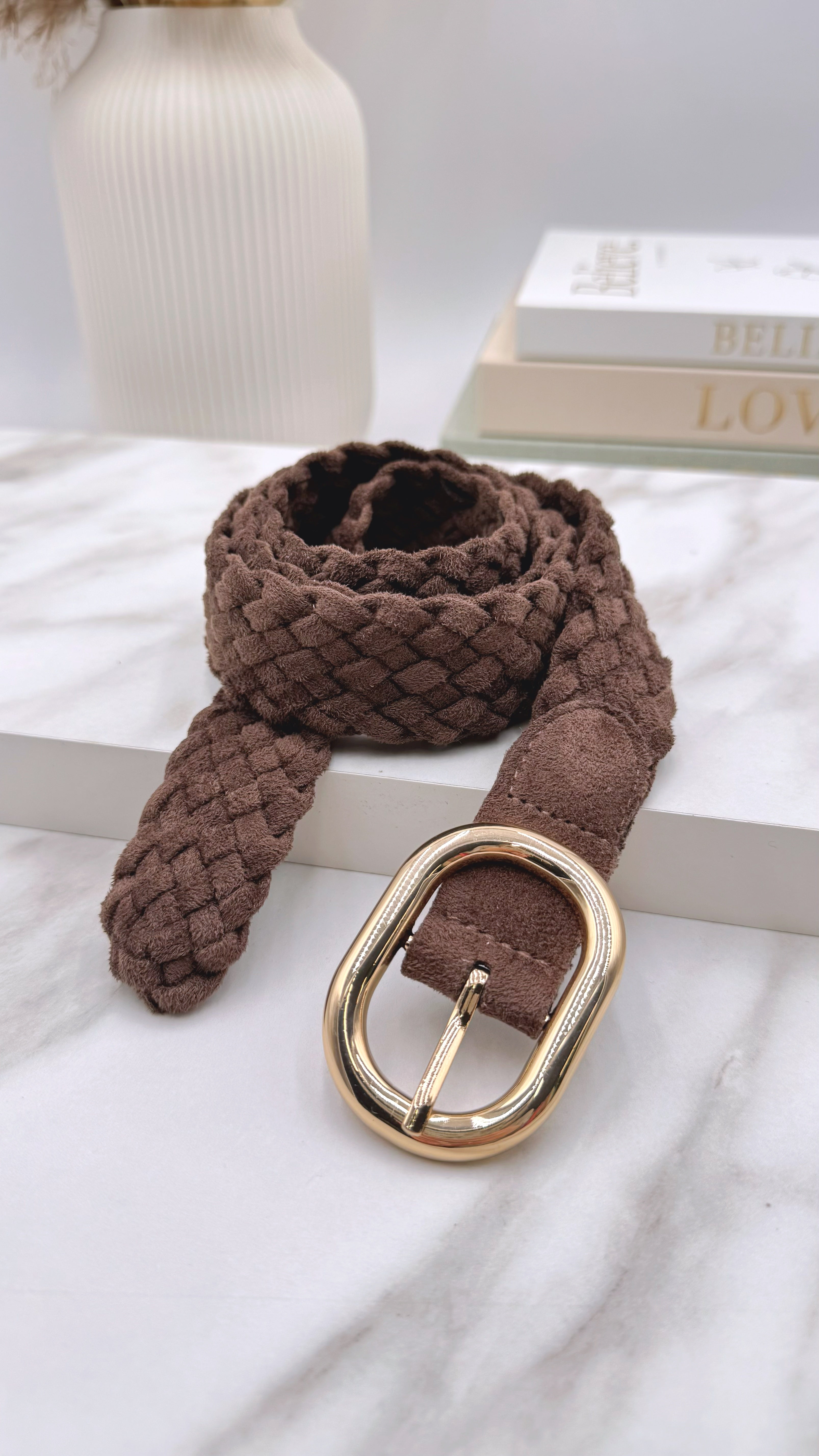 Gürtel Soft Touch *Dunkelbraun*