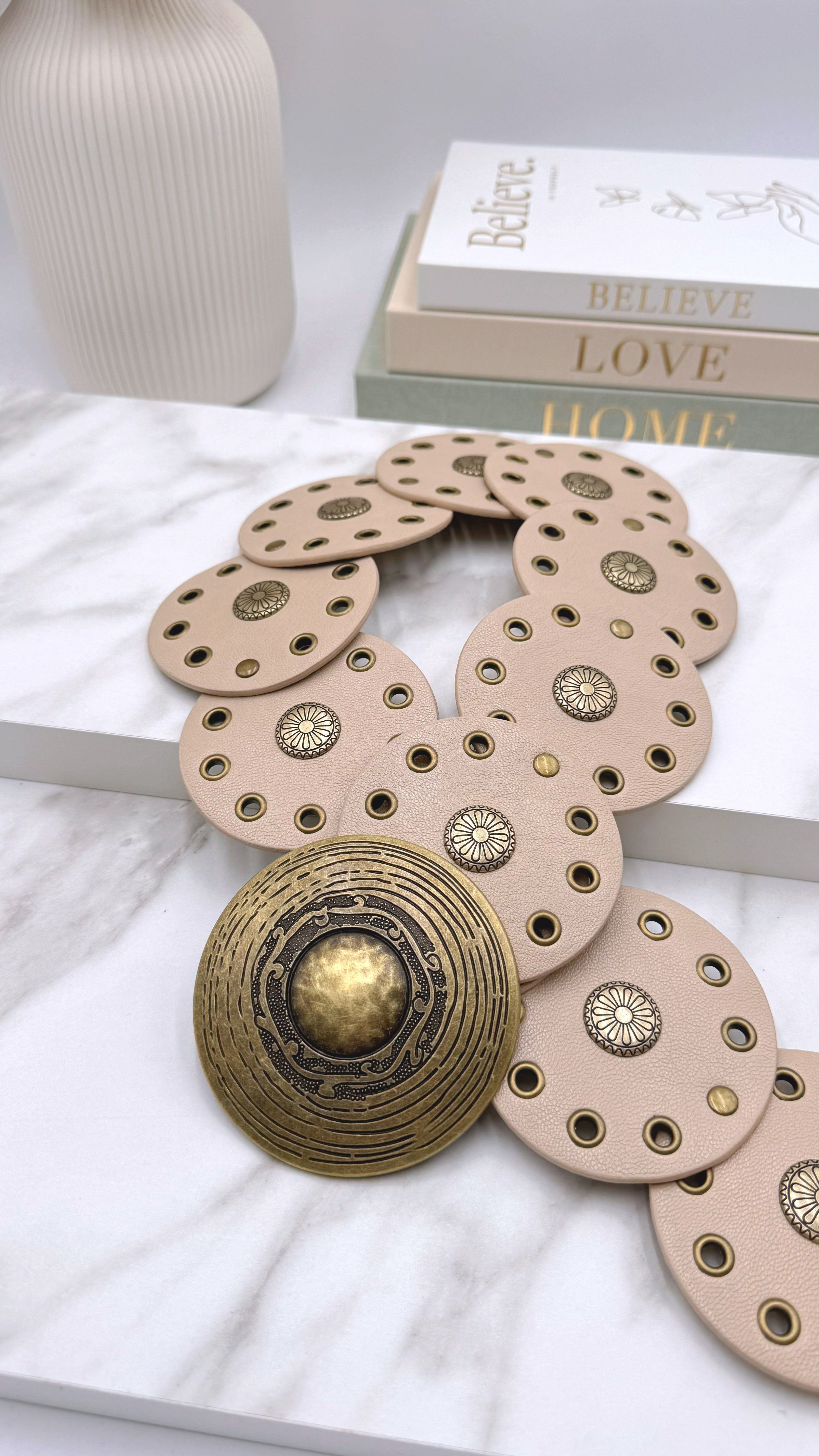 Gürtel Midnight Empress *Beige/Gold*