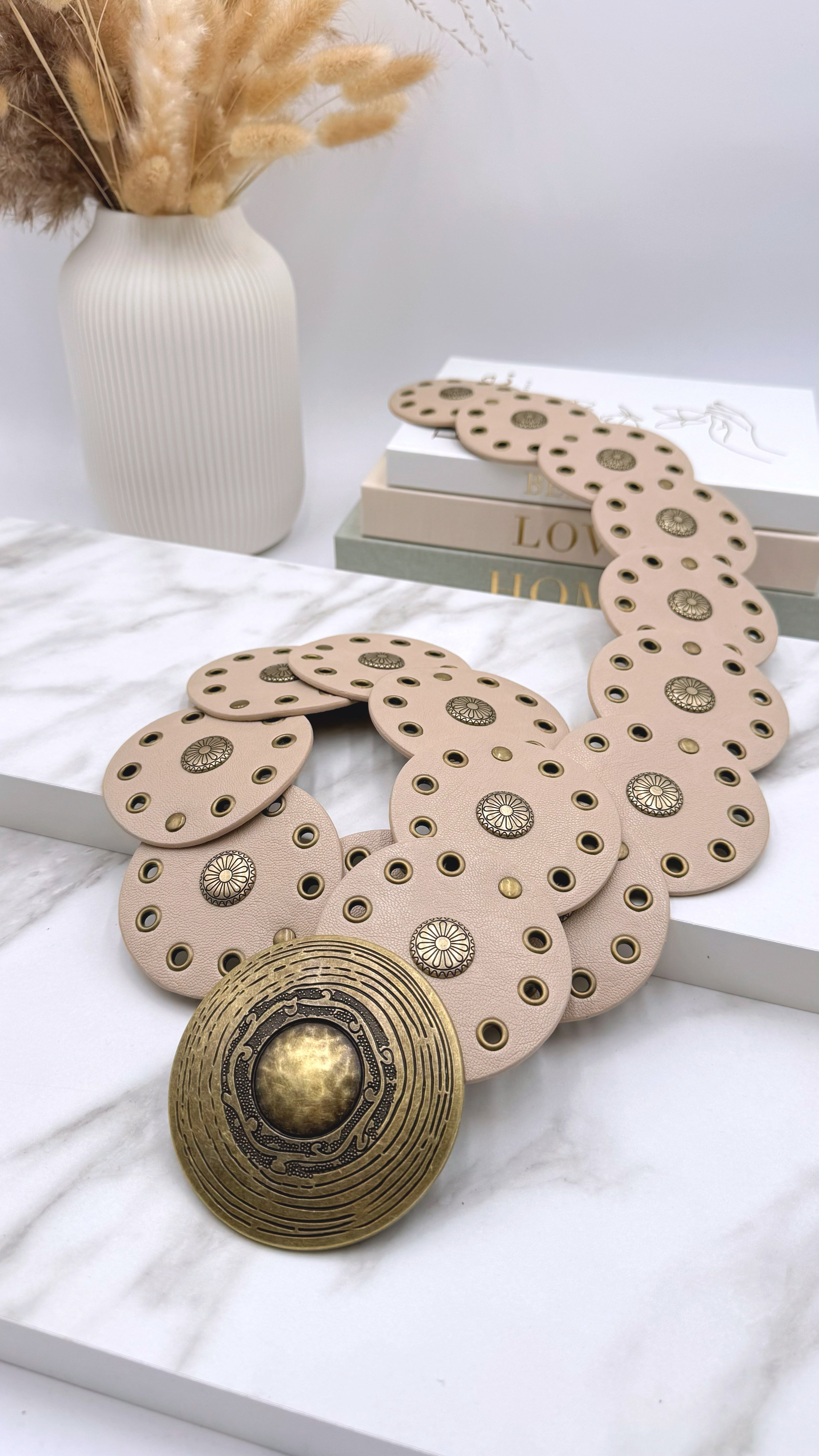 Gürtel Midnight Empress *Beige/Gold*