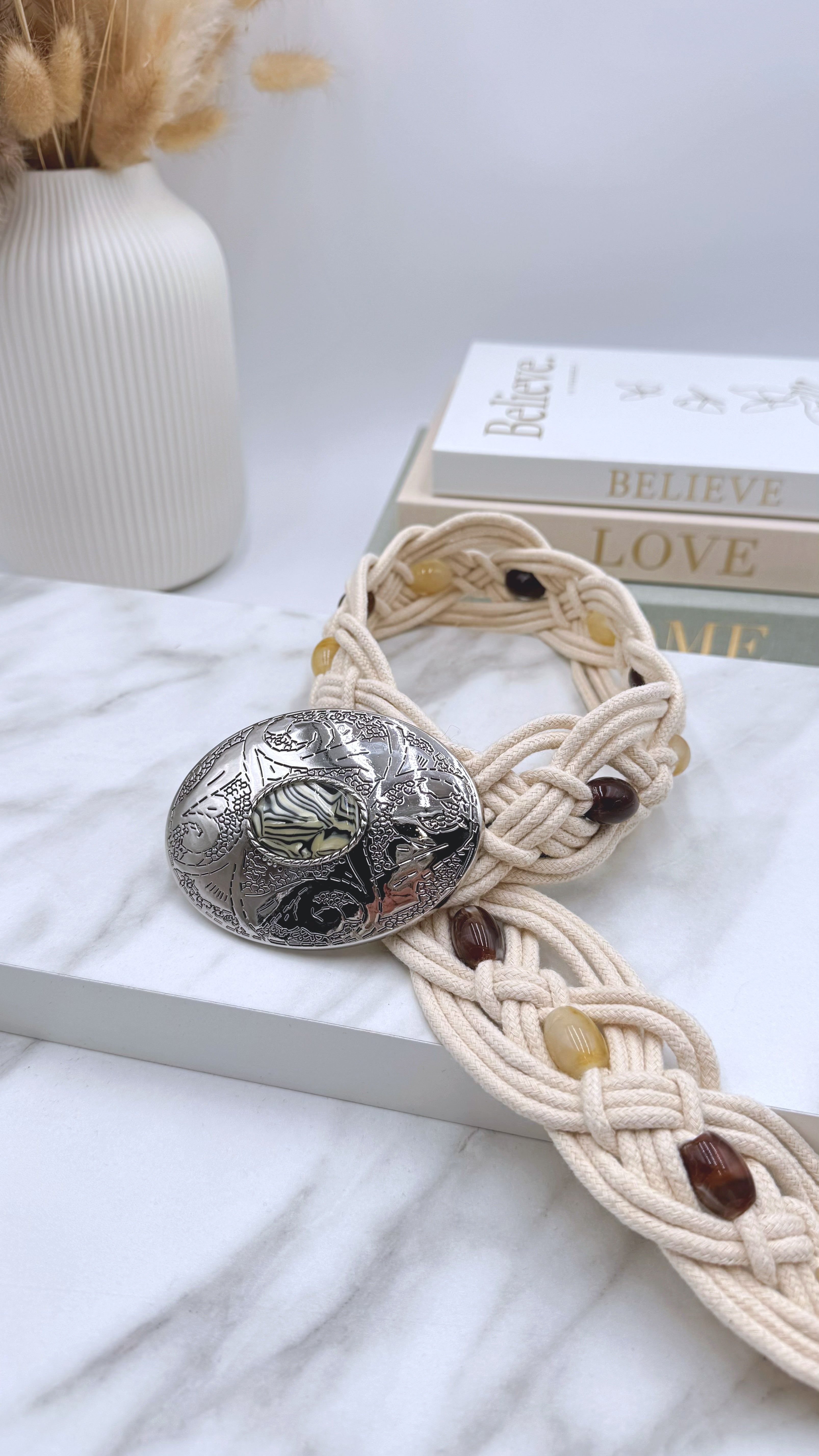 Gürtel Mallorca Heritage *Creme*