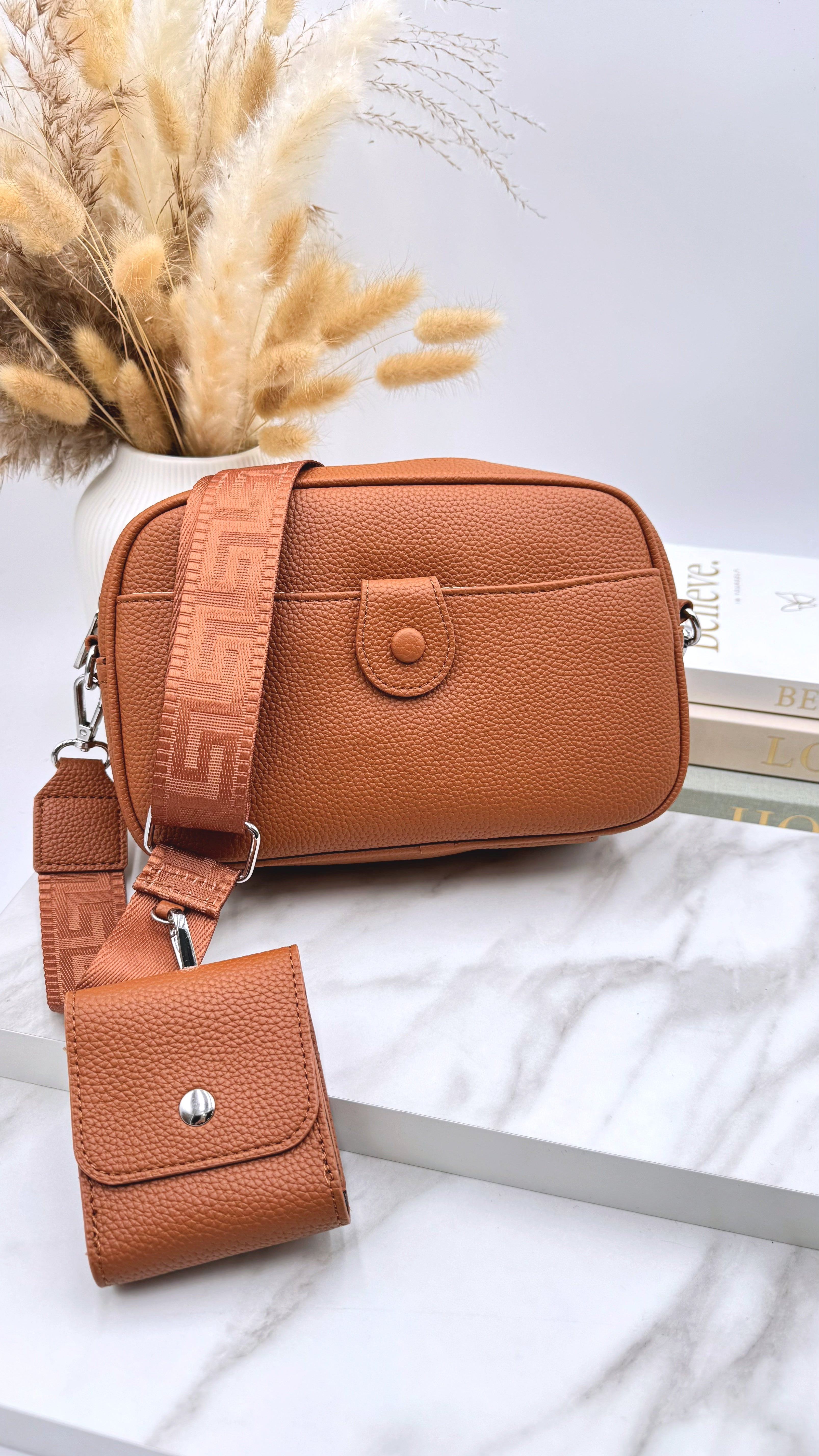 Umhängetasche Ivory Muse *Camel*