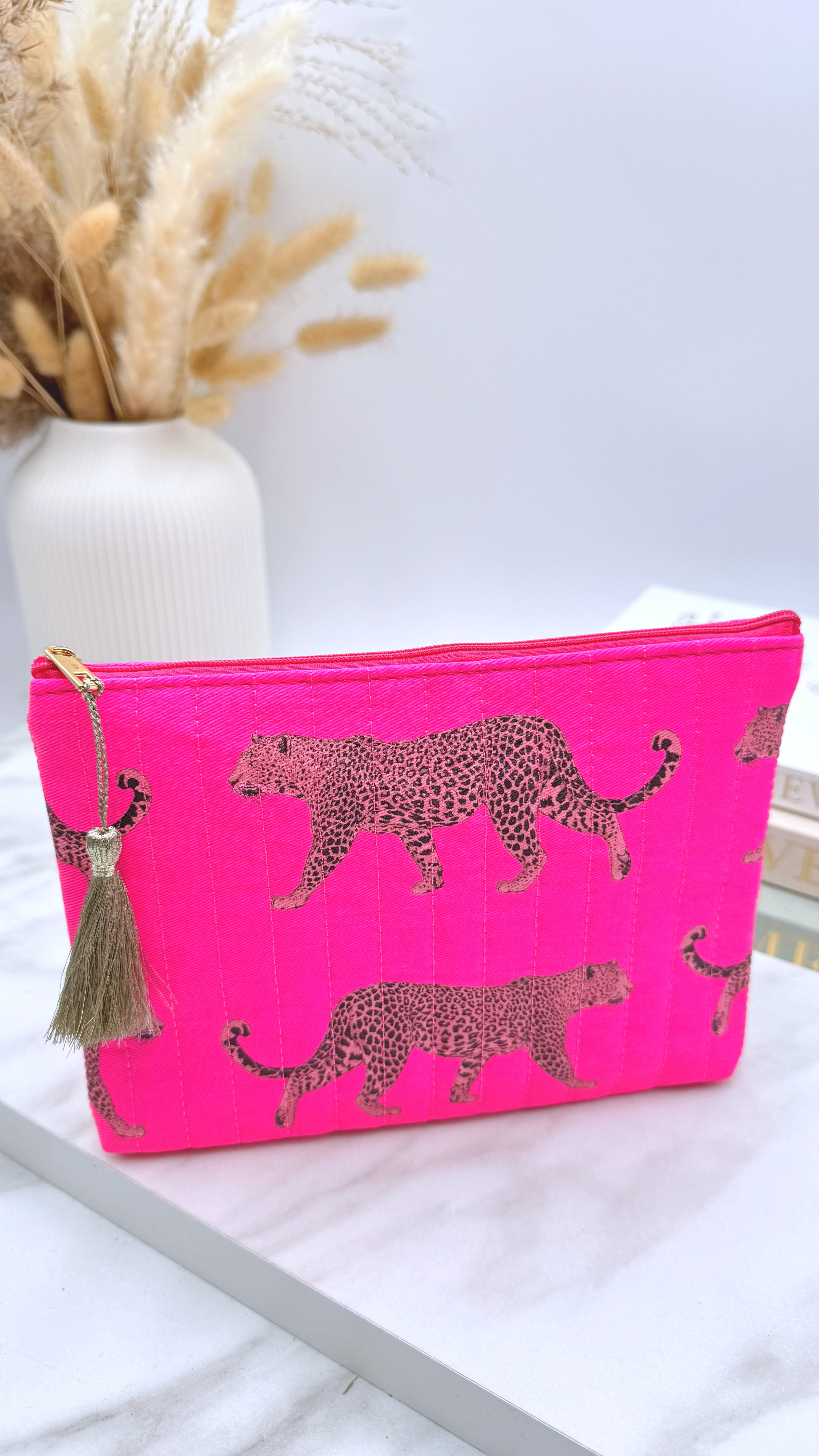 Kosmetiktasche Pink Leopard