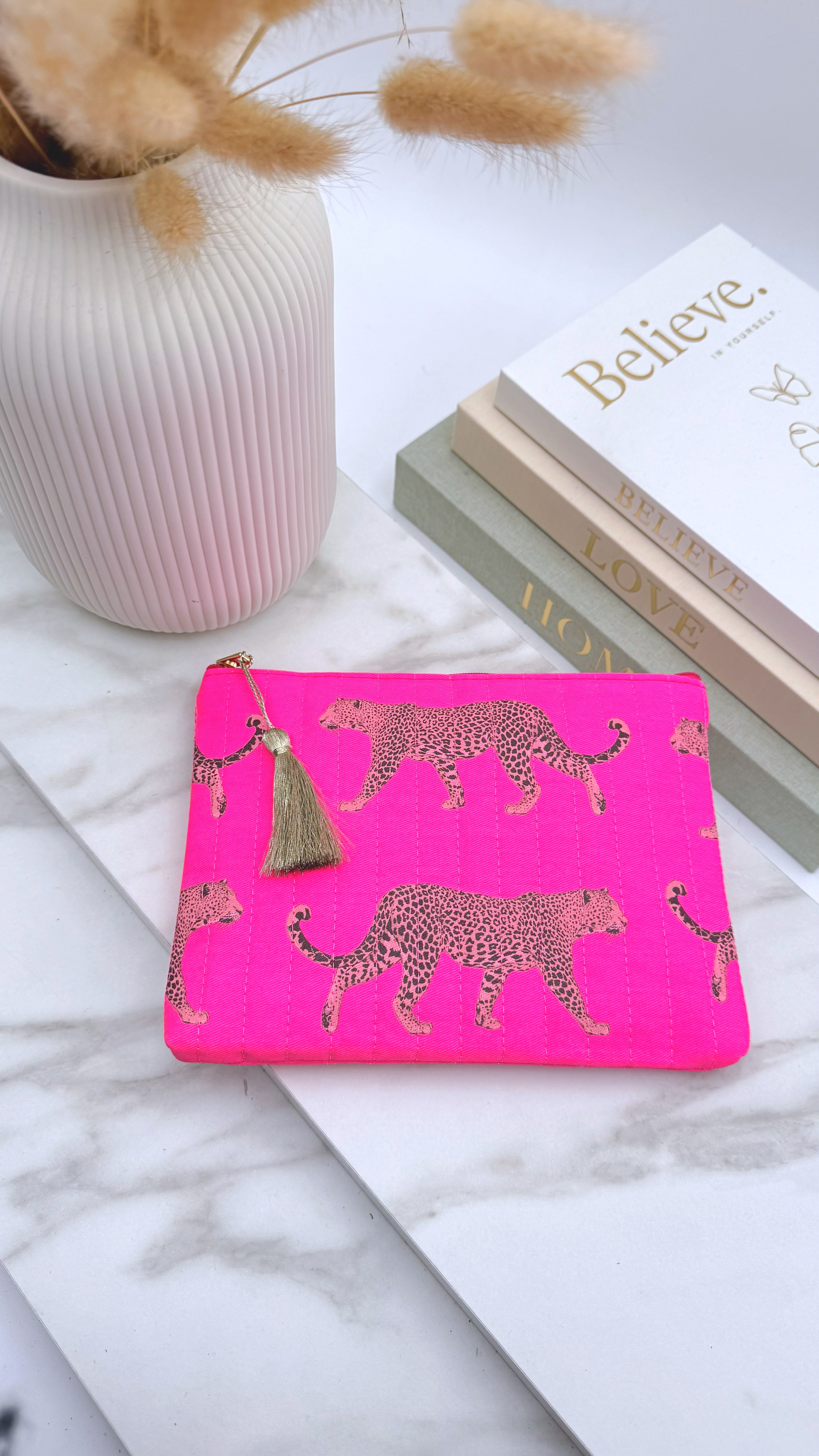 Kosmetiktasche Pink Leopard