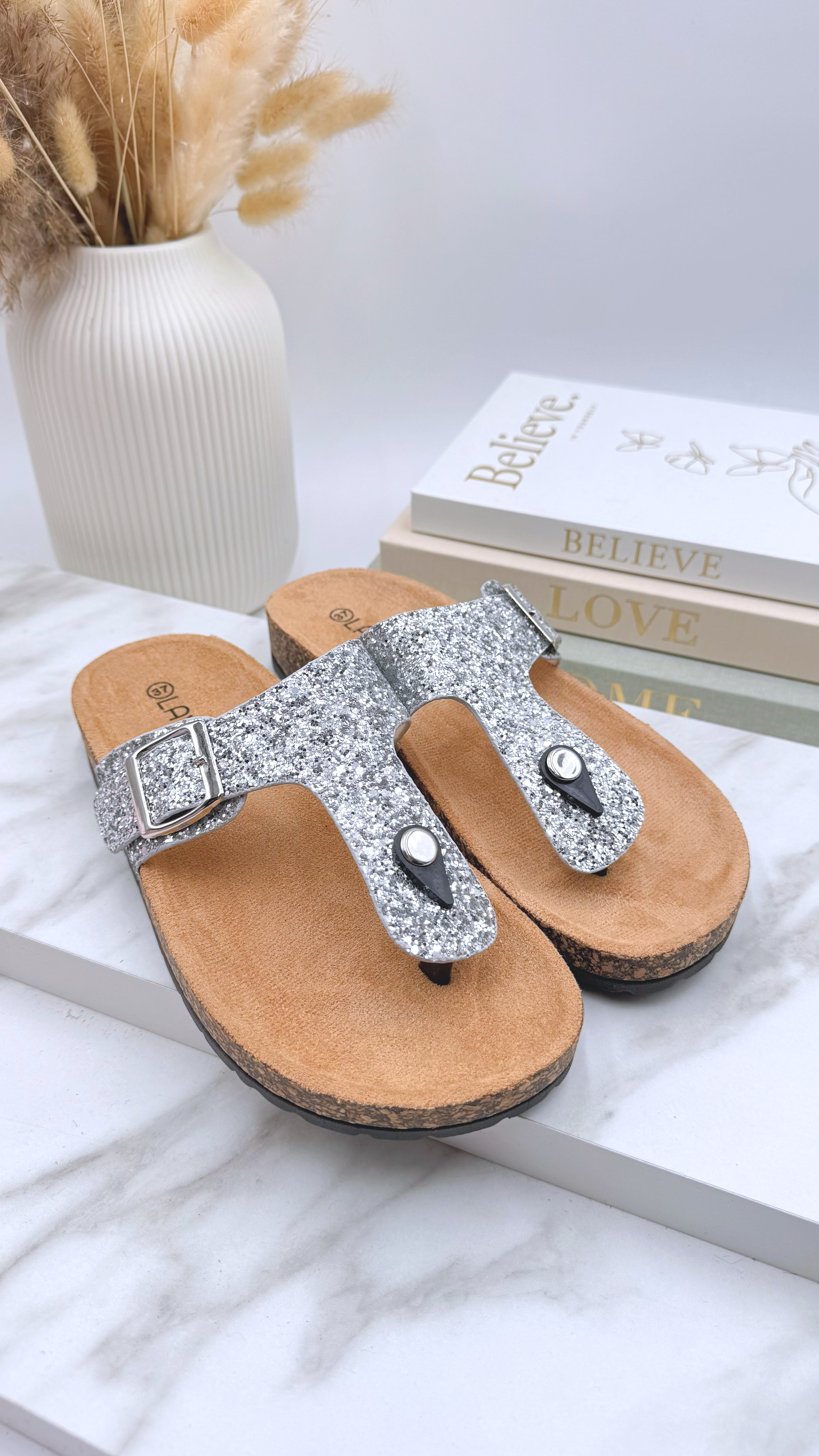 Sandalen Sparkling Chic *Silber*