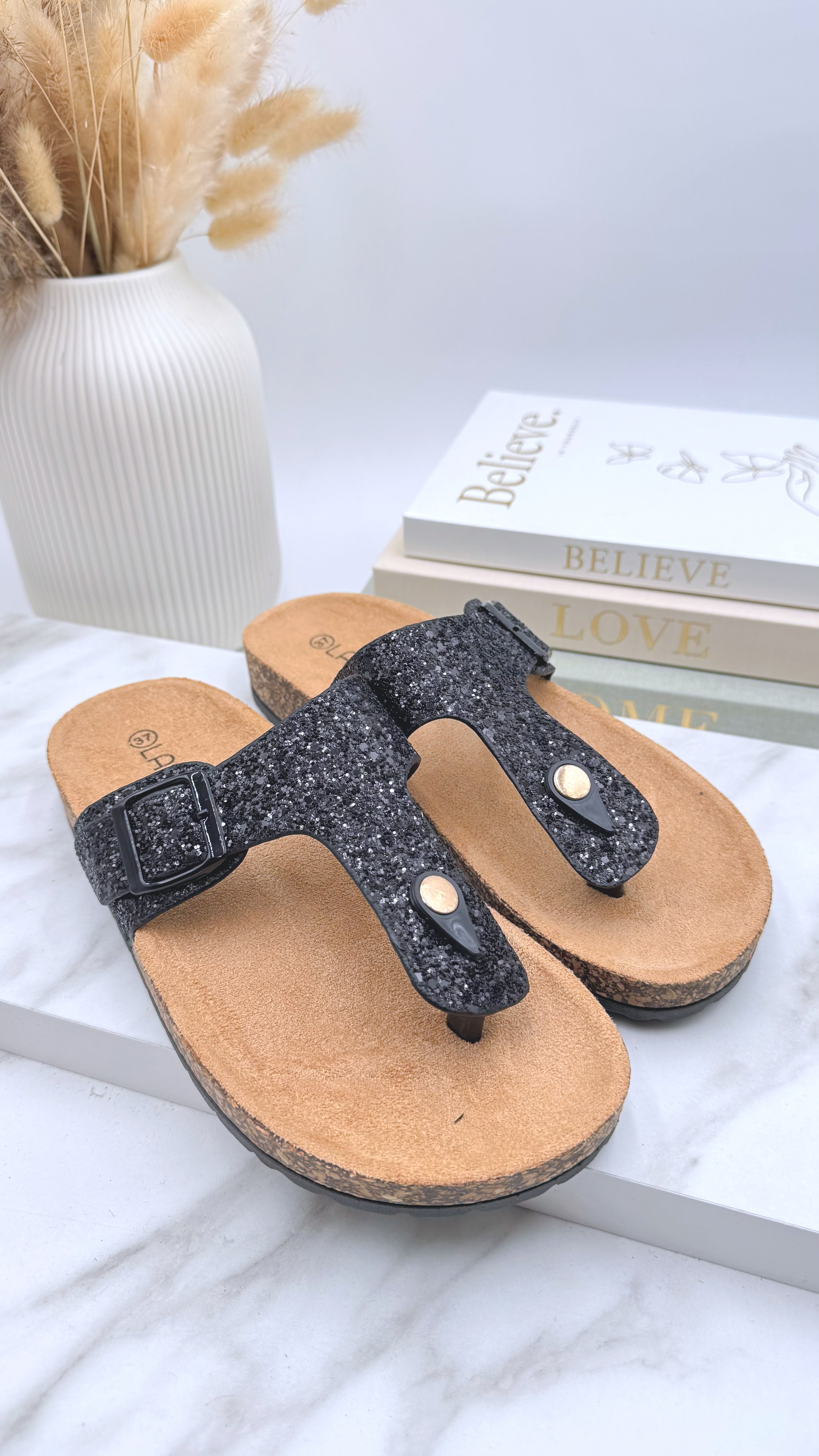 Sandalen Sparkling Chic *Schwarz*