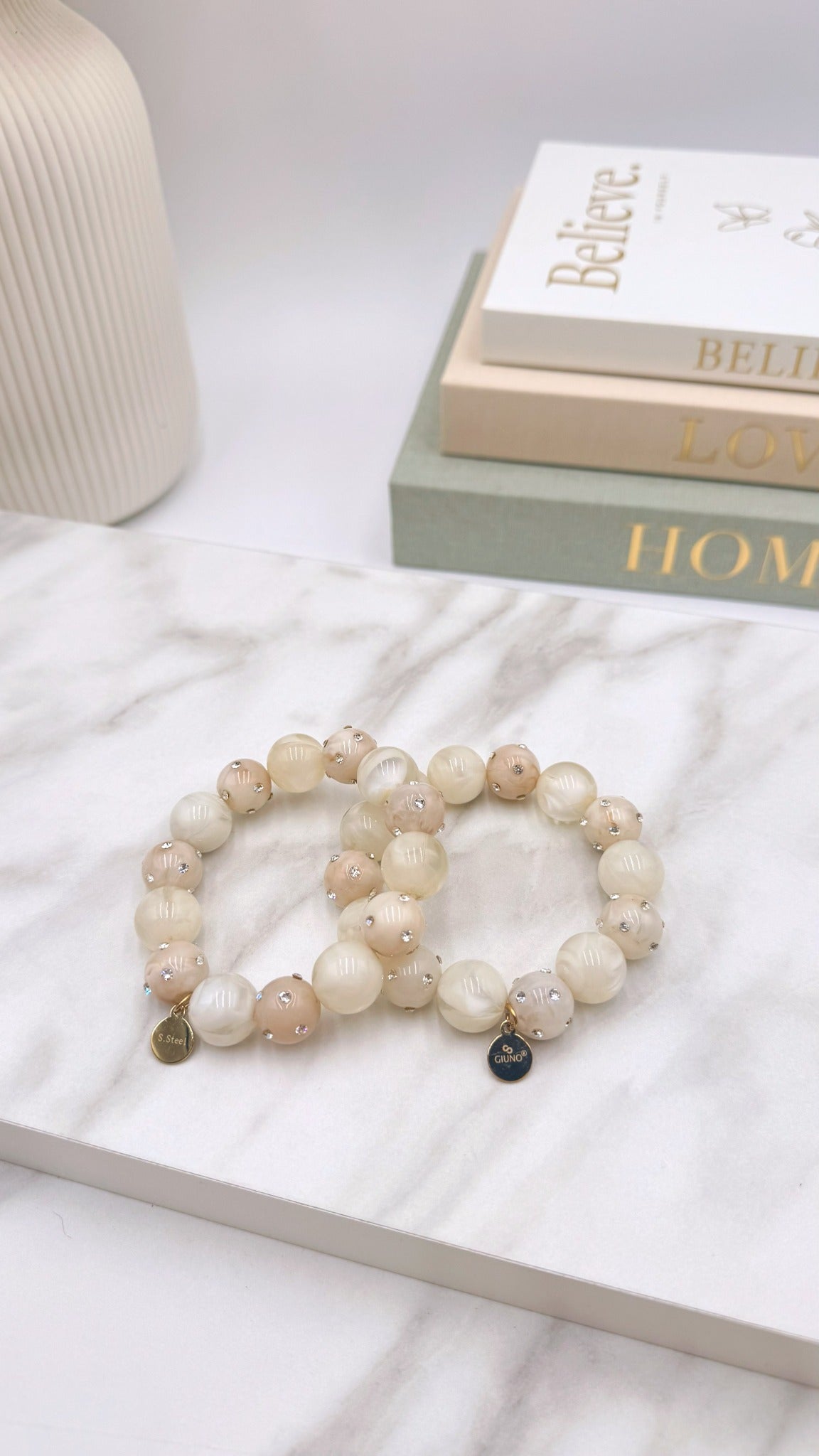 Perlenarmband Calm Crystal