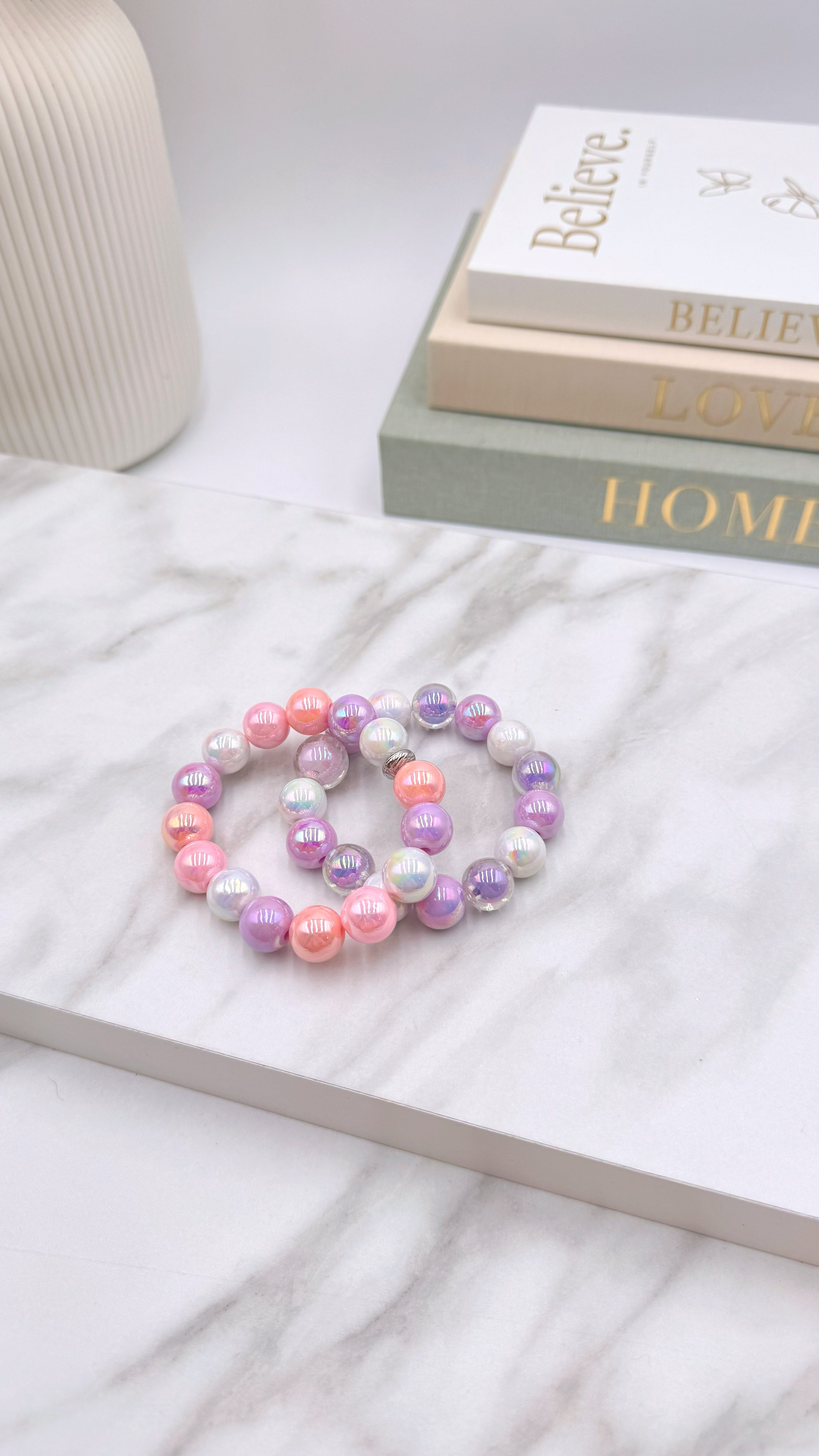 Perlenarmband Joy Vibes *Lila*