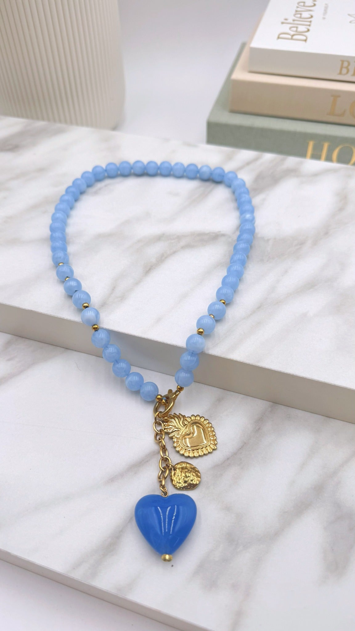 Halskette Heart Energy *Blau*