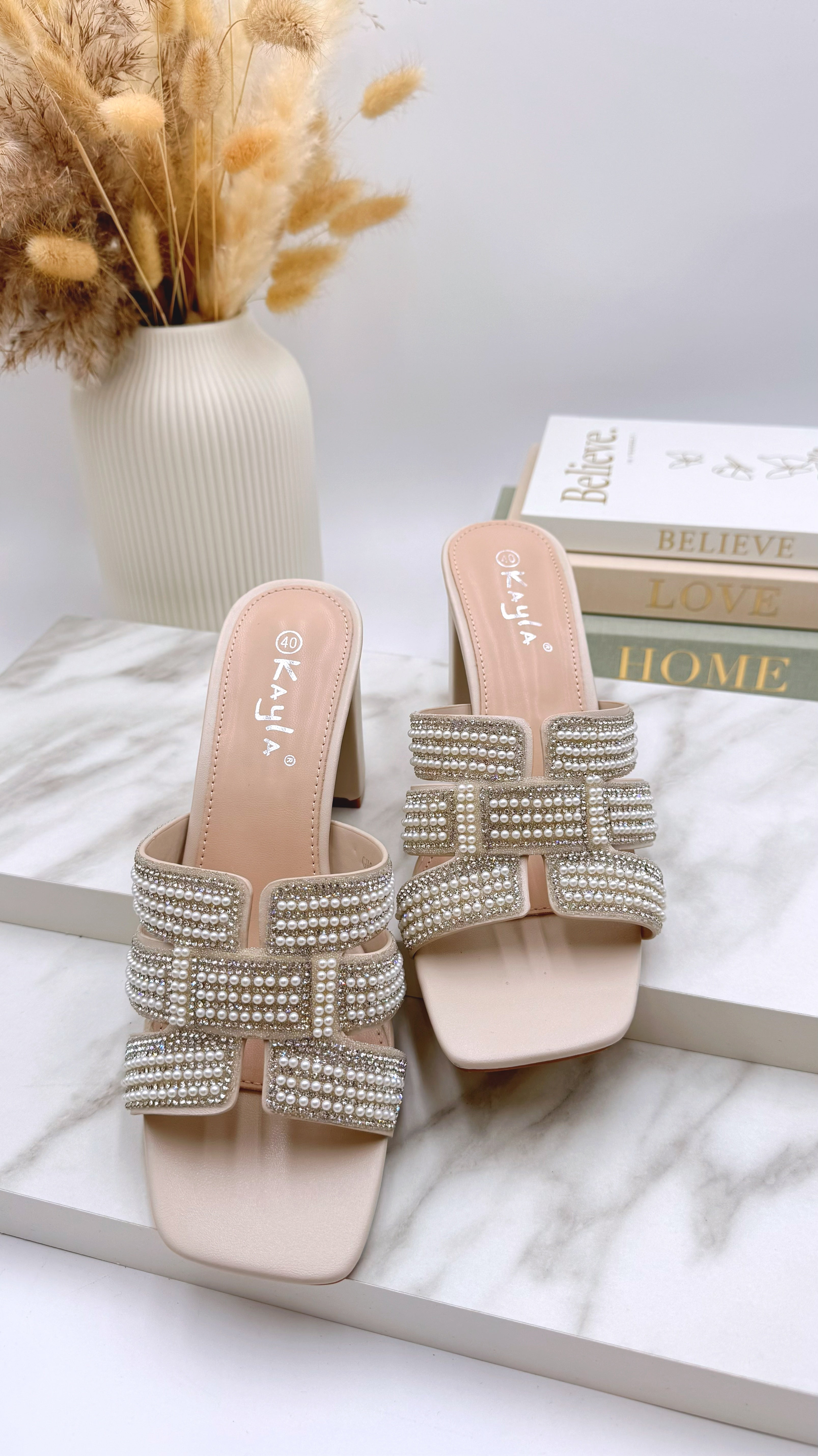 Sandale Luxury Bow *Beige*