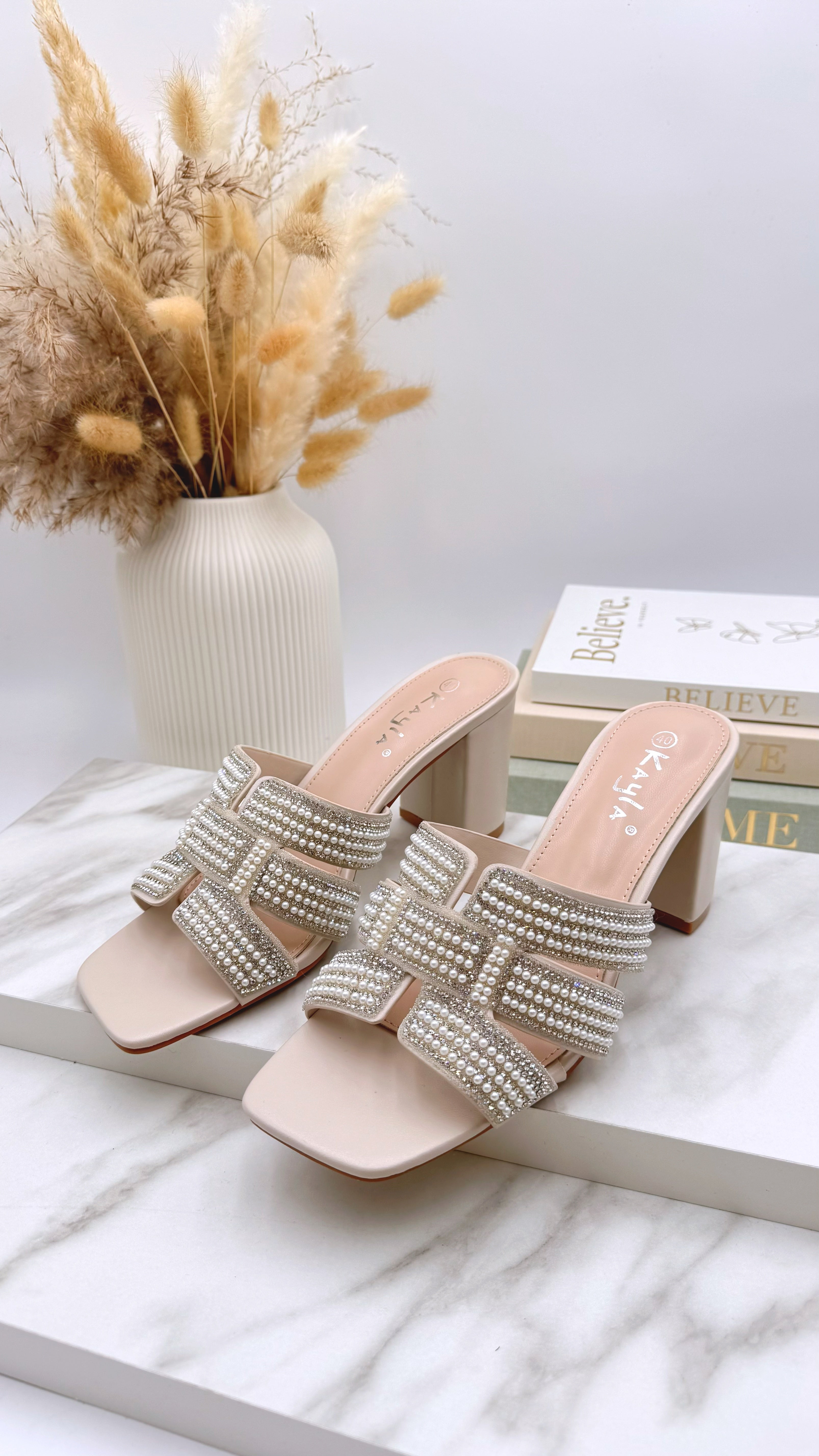 Sandale Luxury Bow *Beige*