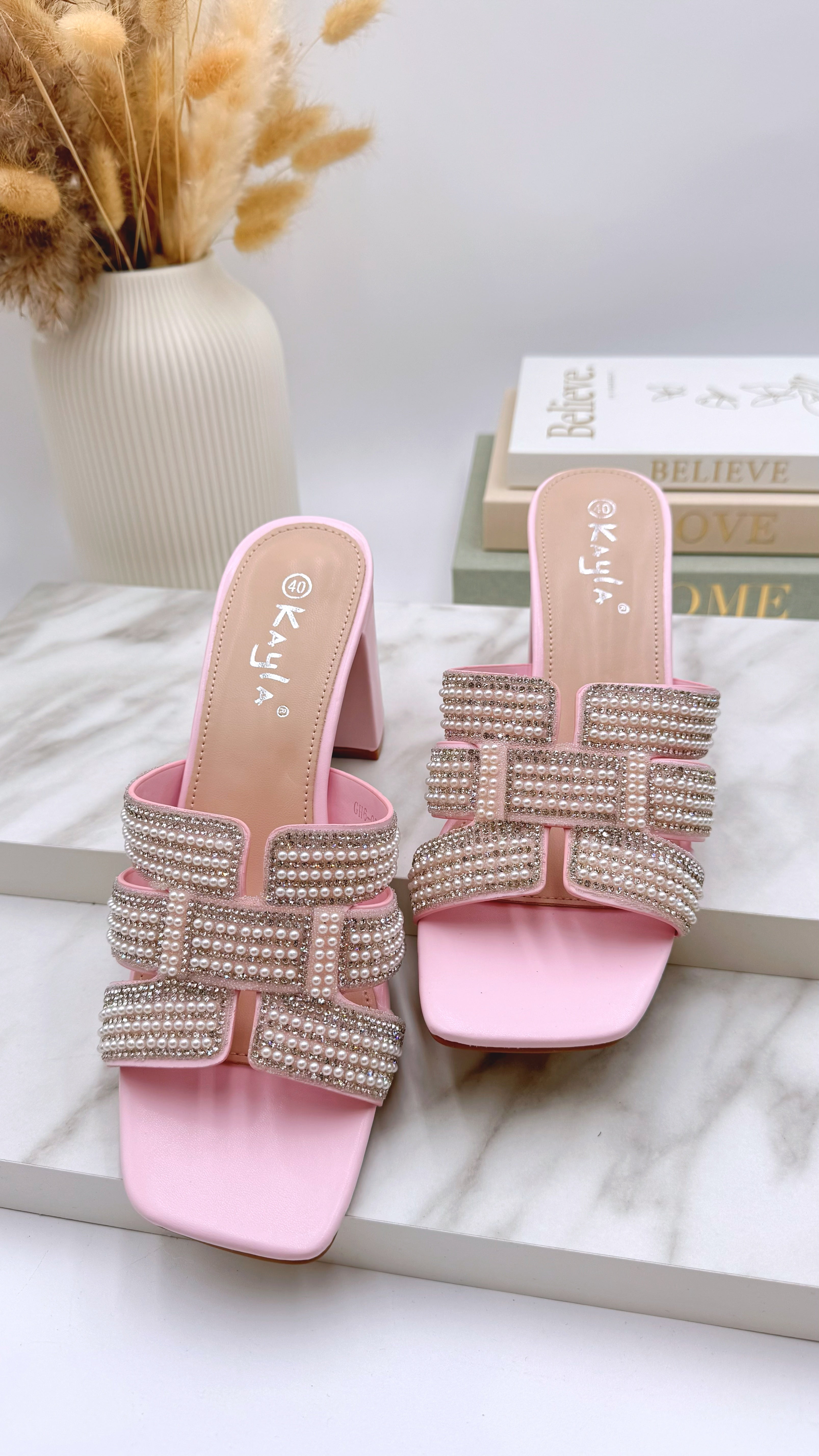 Sandale Luxury Bow *Rosa*