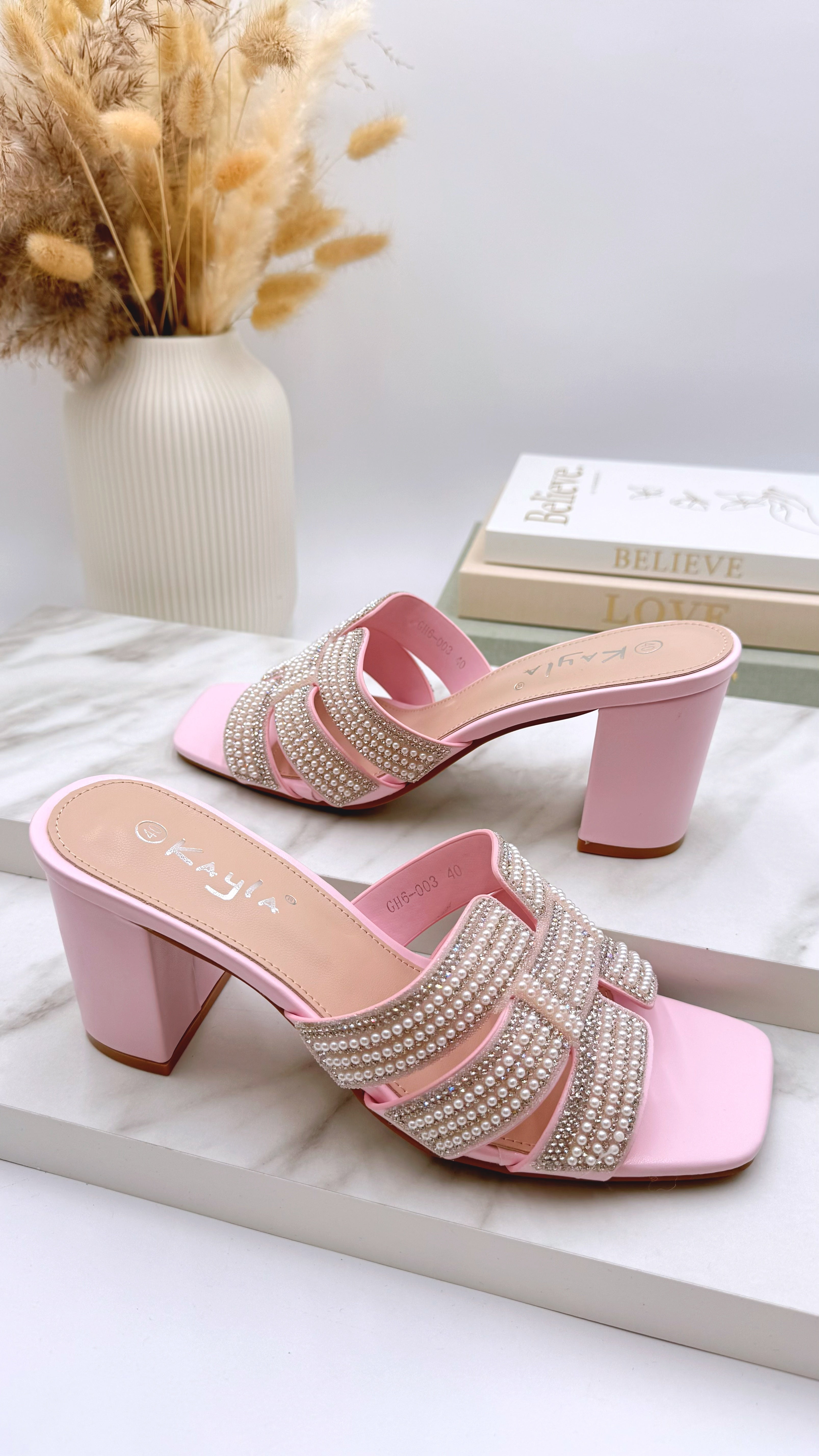 Sandale Luxury Bow *Rosa*