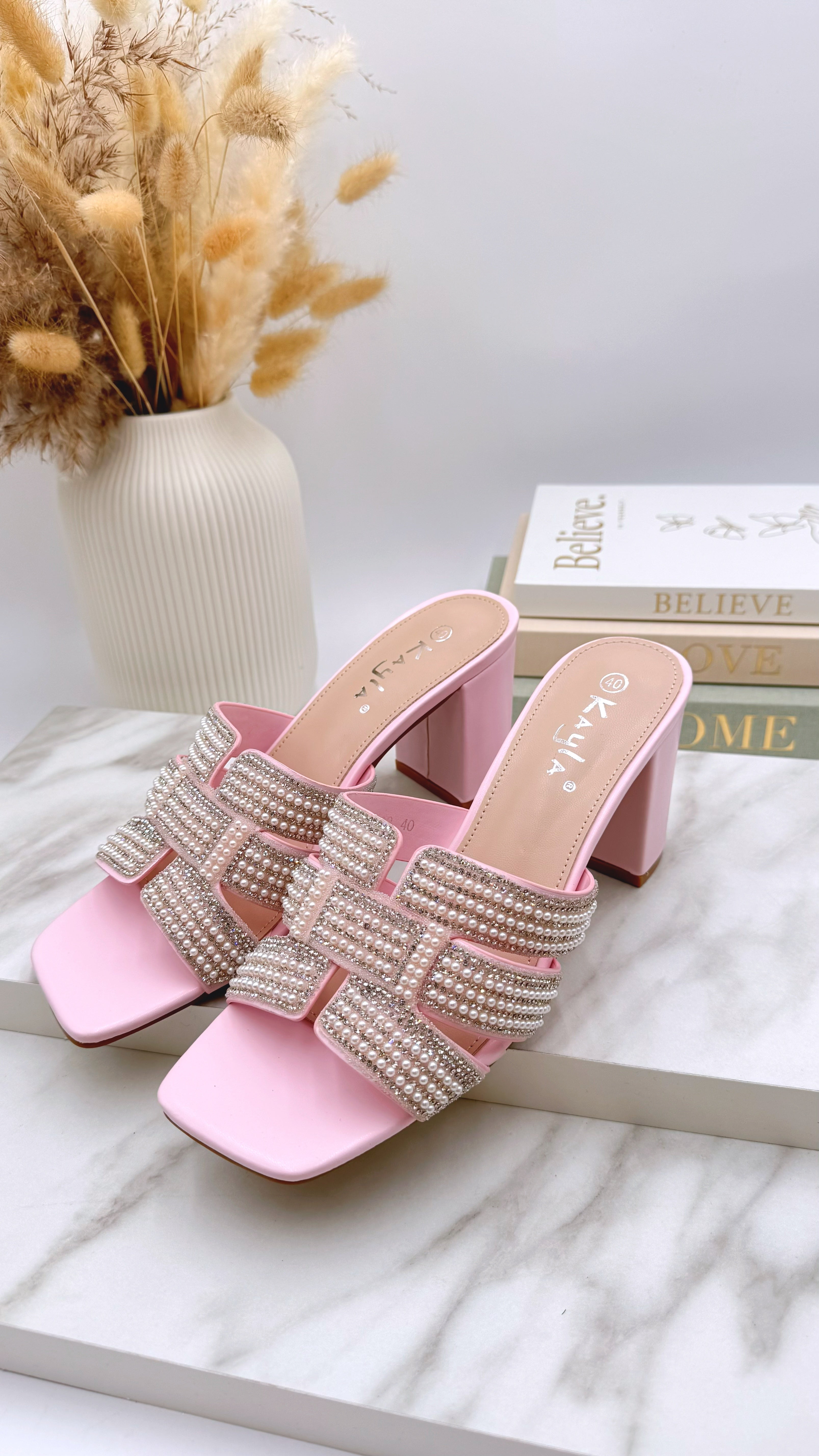 Sandale Luxury Bow *Rosa*