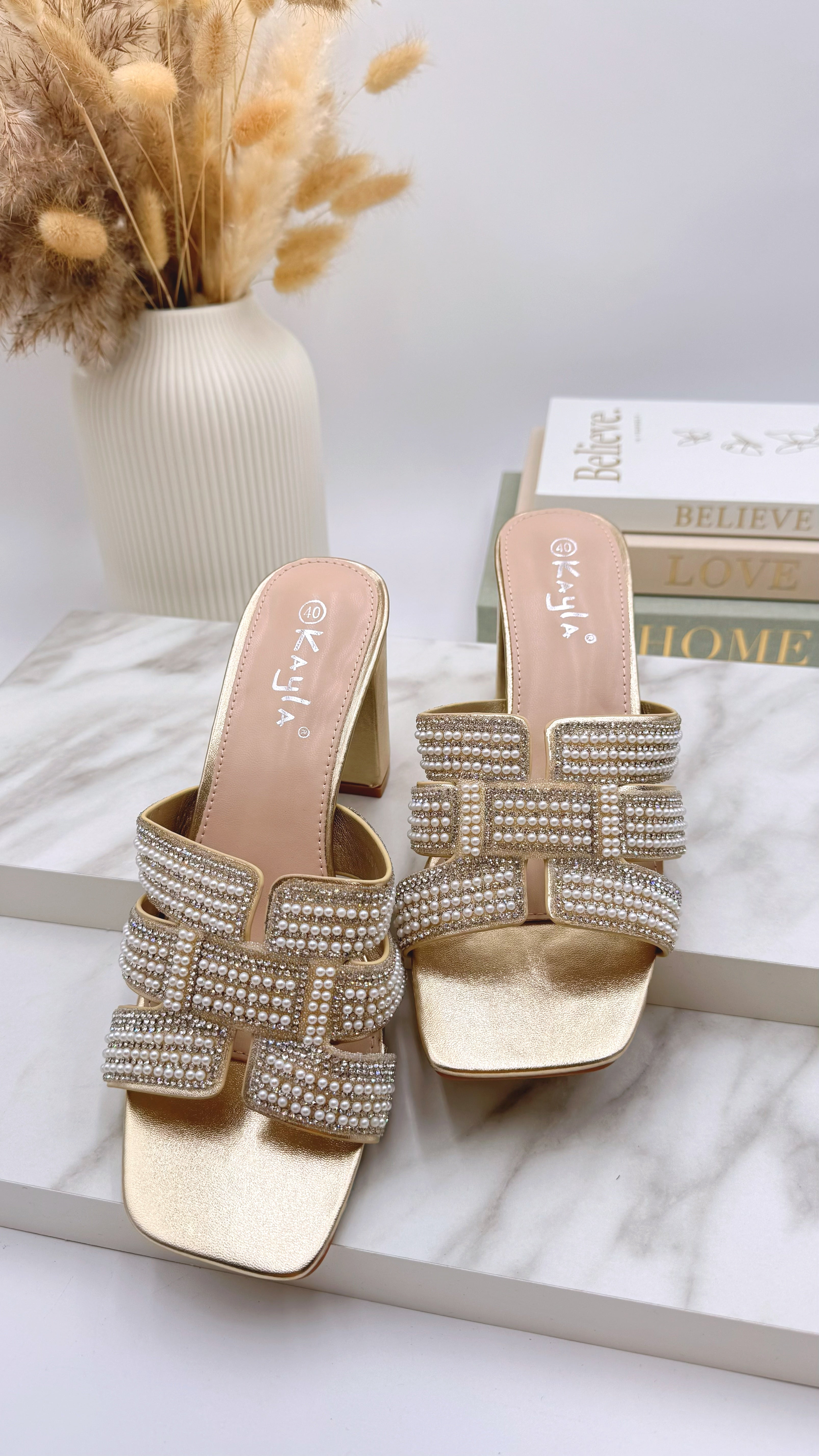 Sandale Luxury Bow *Gold*