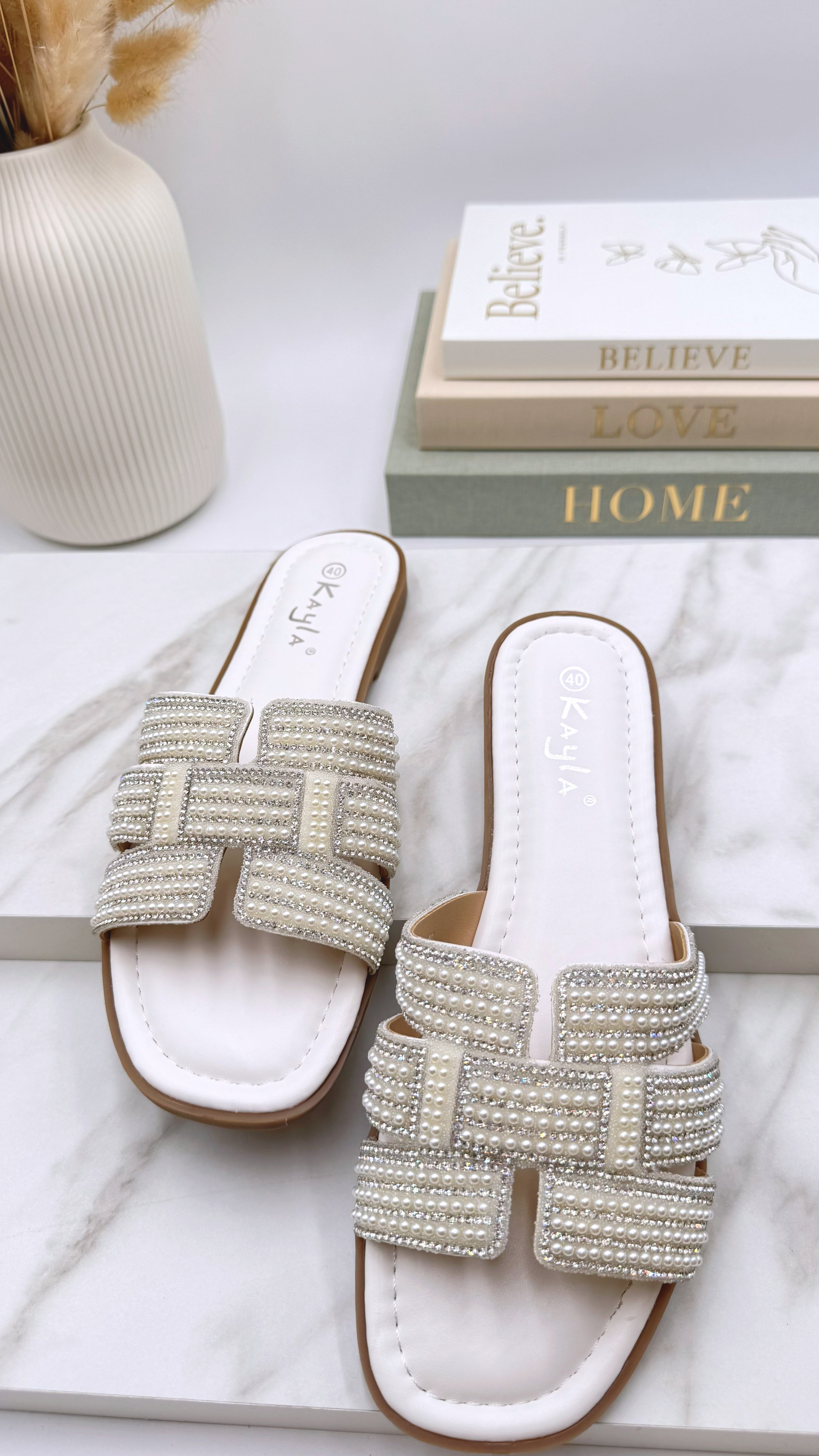 Sandale Daily Sparkle *Weiß*