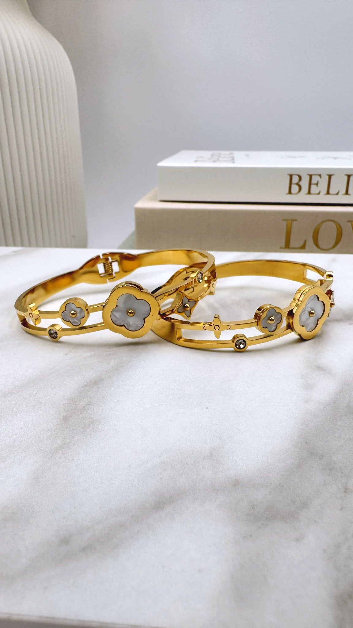 Armreif Golden Flower