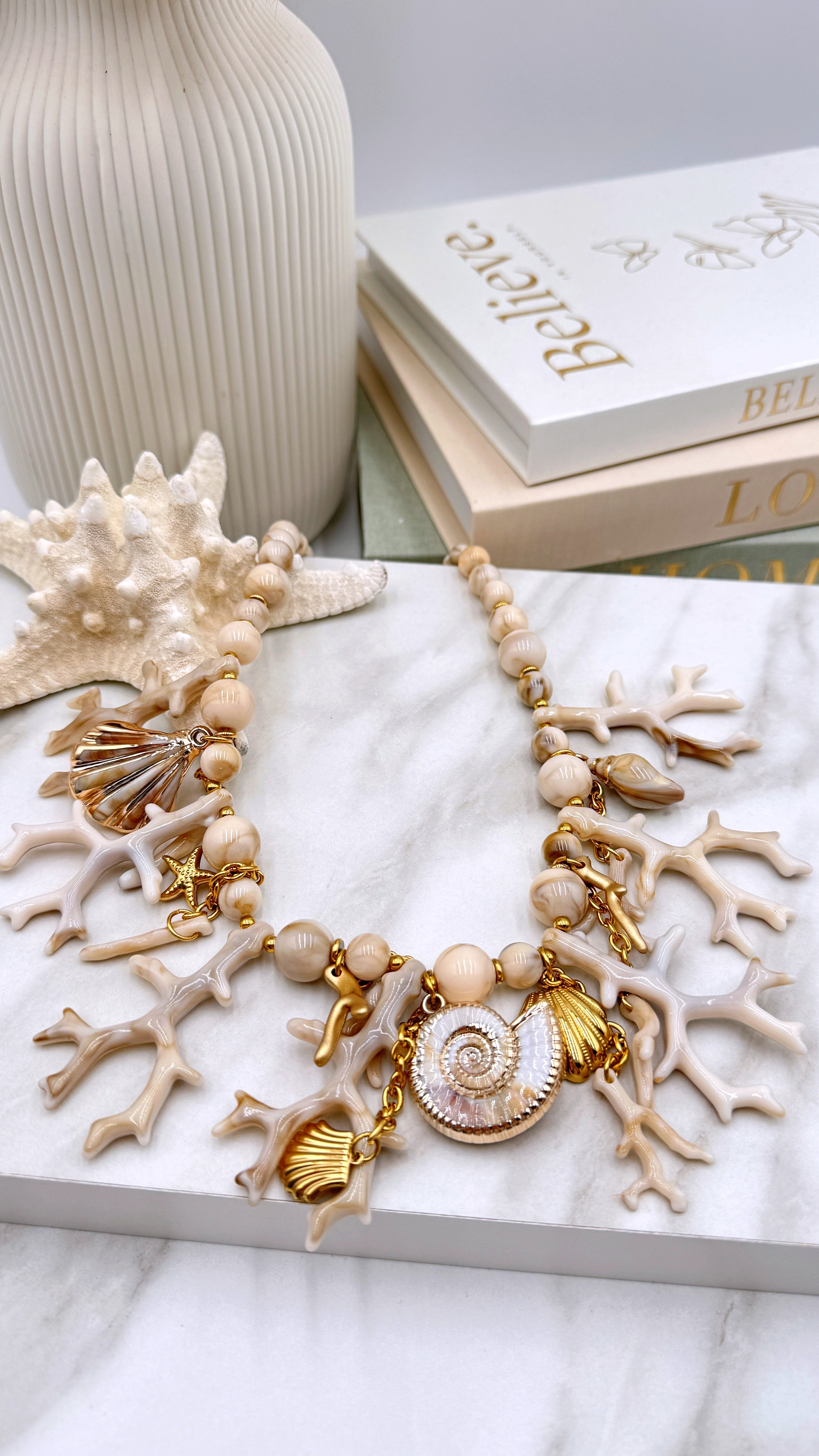 Halskette Pearl Paradise *Beige*