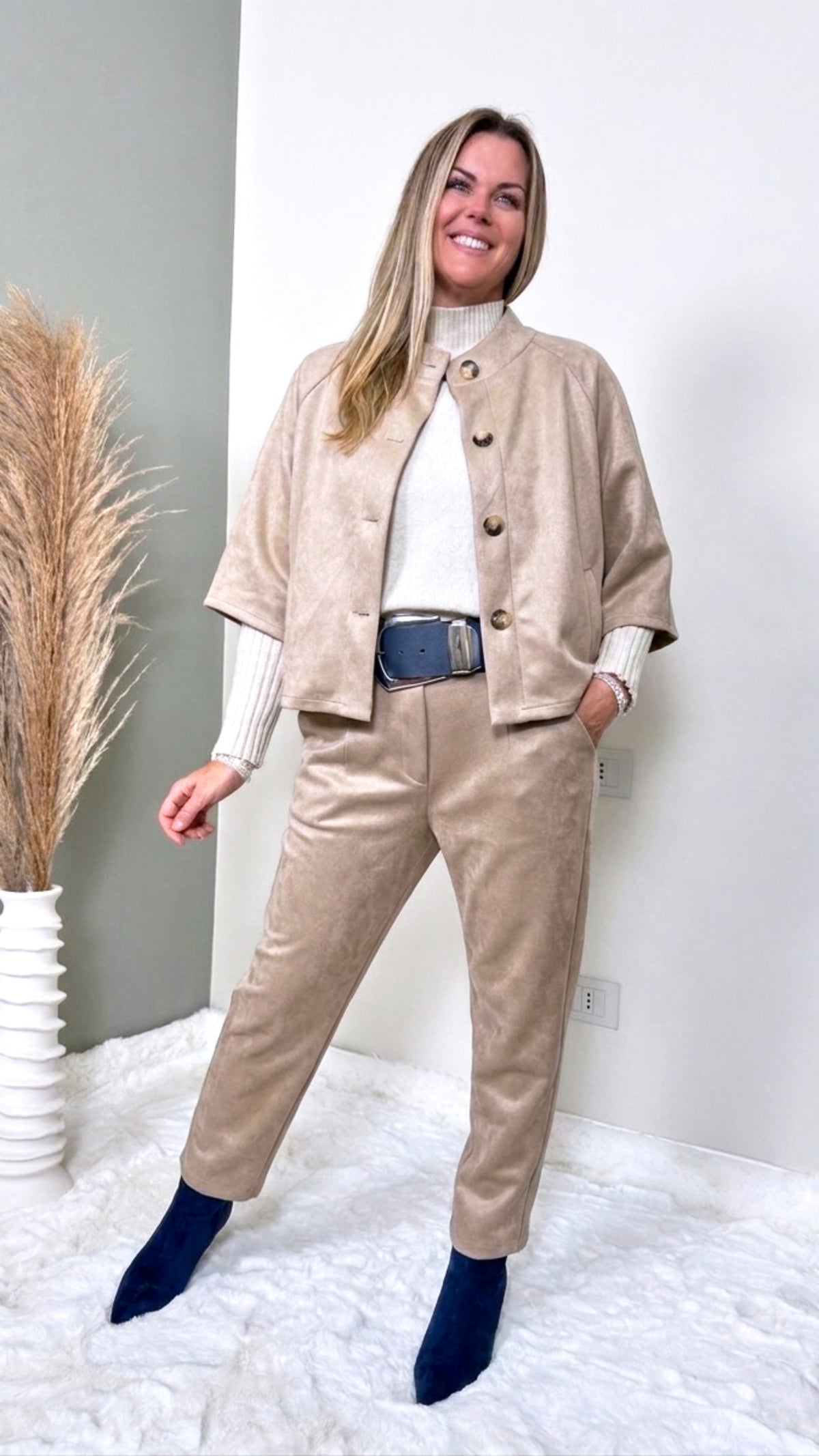 Kurze Jacke Cortina *Beige*