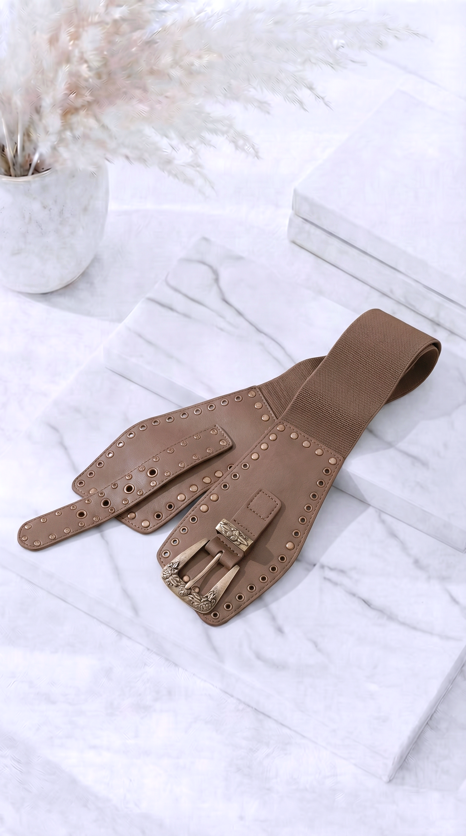 Gürtel Edge Statement *Taupe*