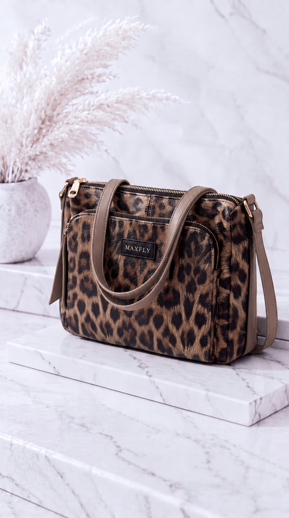 Handtasche Safari Glam *Beige/Taupe*