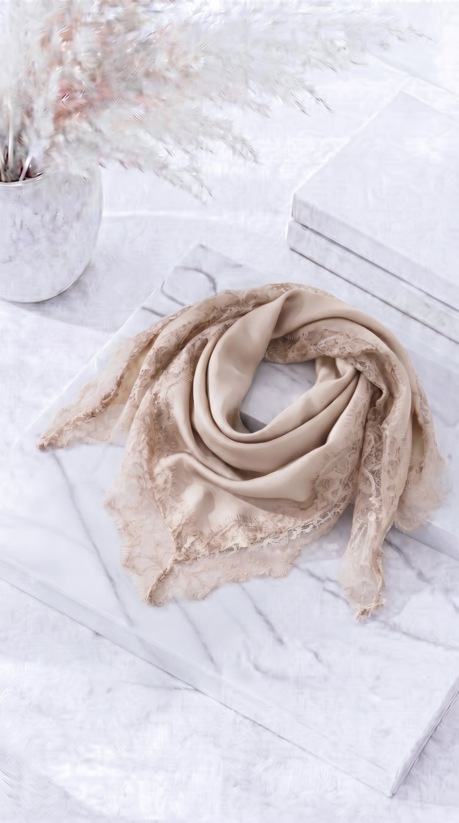 Dreiecktuch Secret Love *Beige*