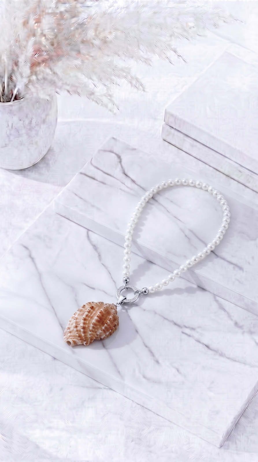 Halskette Tropical Muschel Charm