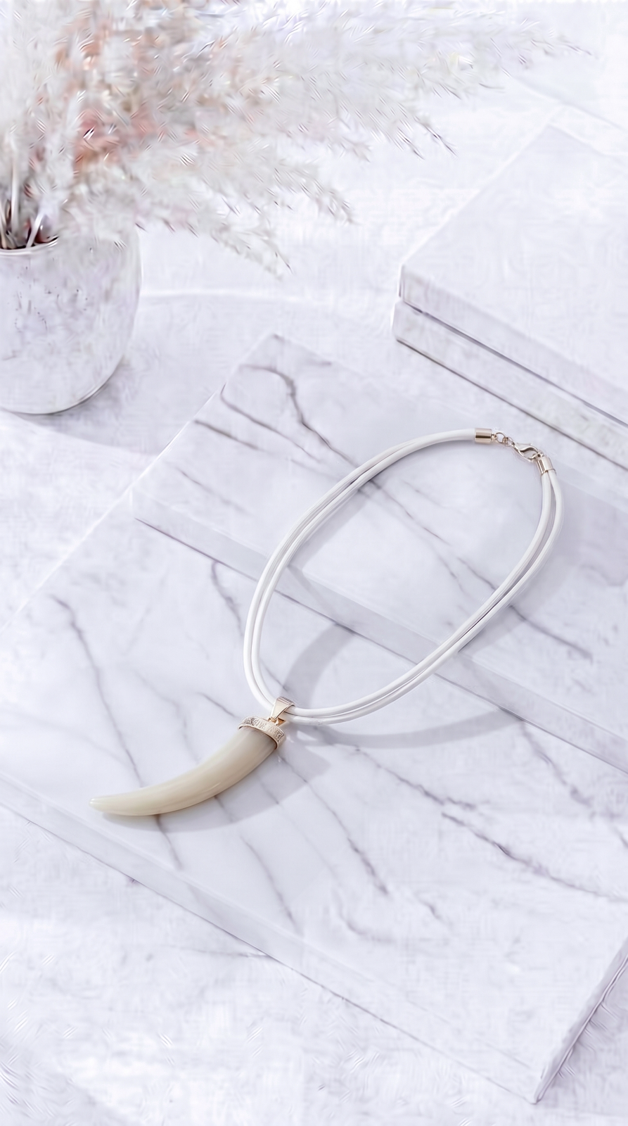 Halskette Tusk Reverie *Beige*