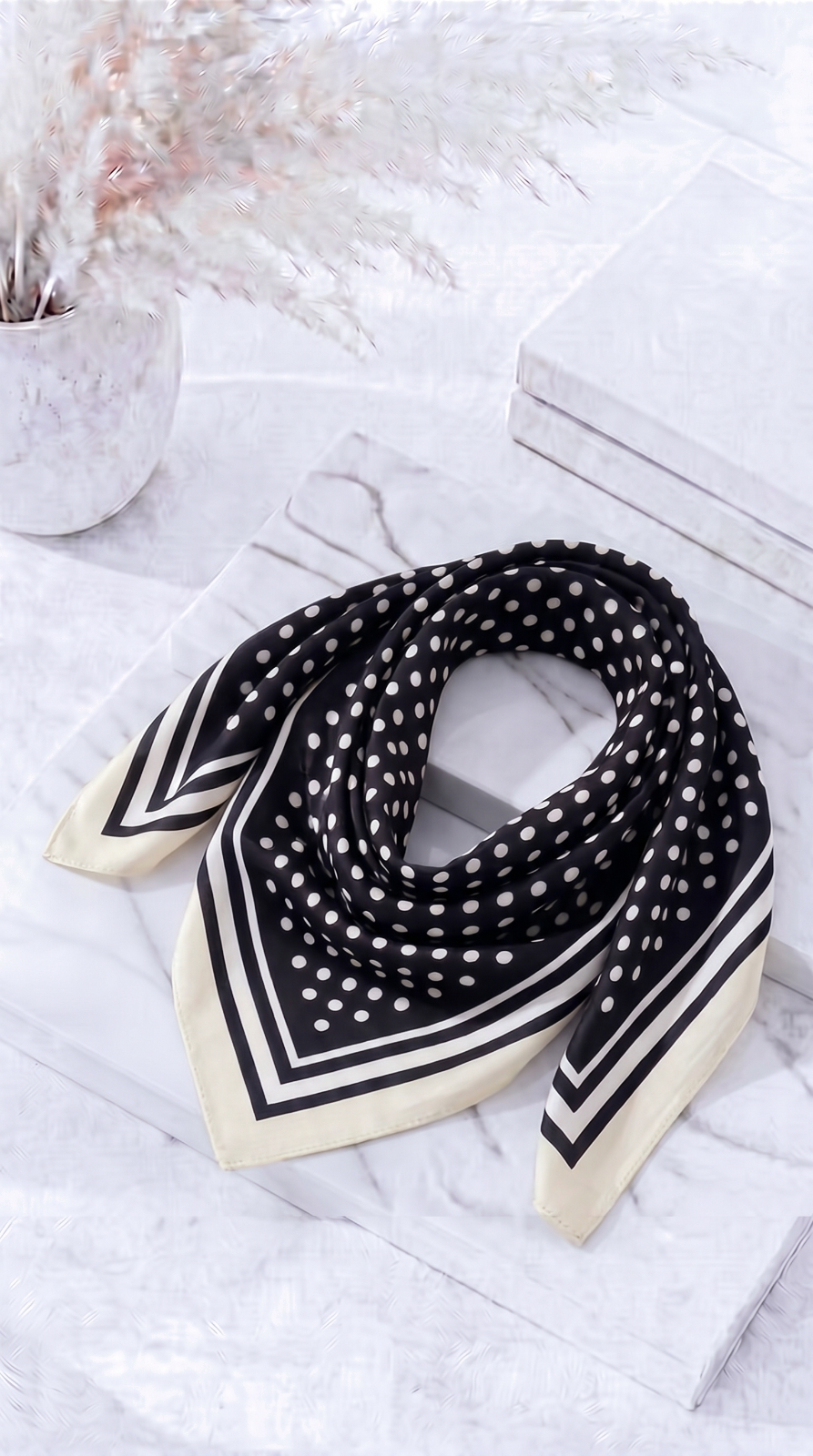 Halstuch Parisienne Dots *Schwarz*